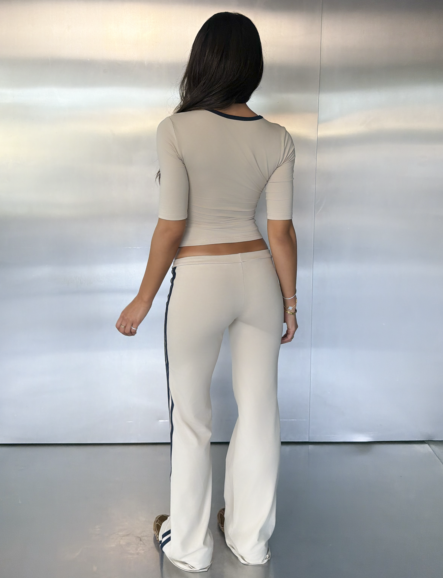 SHANICE LOUNGE PANT - SAND - Image 5
