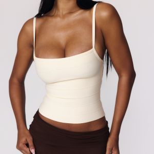 MIDORI BANDAGE TOP - CREAM