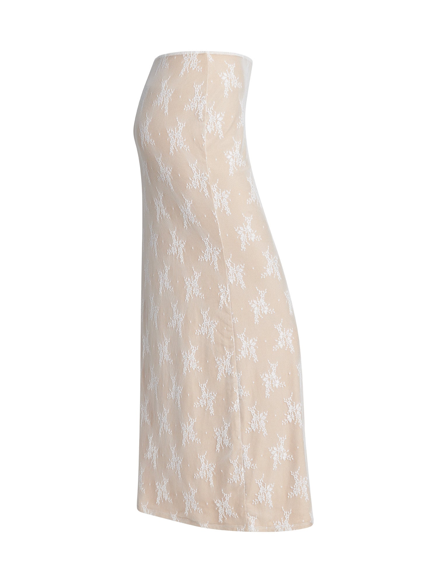 KAROLINA SKIRT - WHITE : WHITE LACE - Image 7