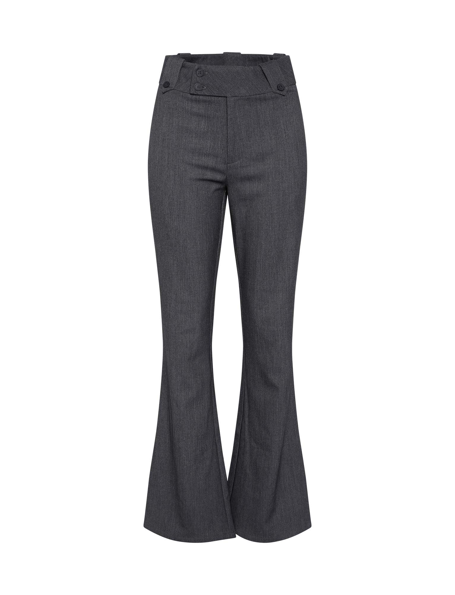 KITTIE HIGH RISE PANT - GREY - Image 6