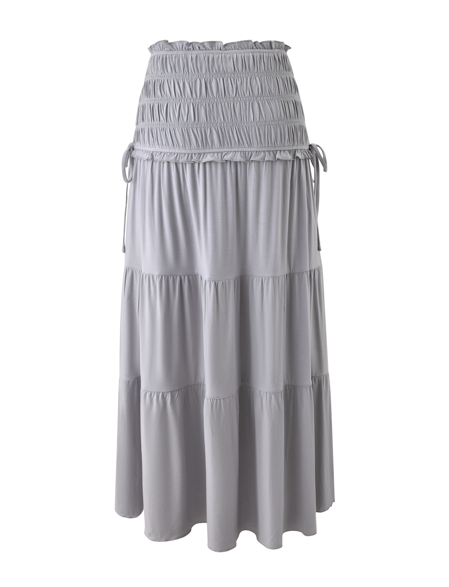 DENALI MAXI SKIRT - DOVE GREY - Image 8