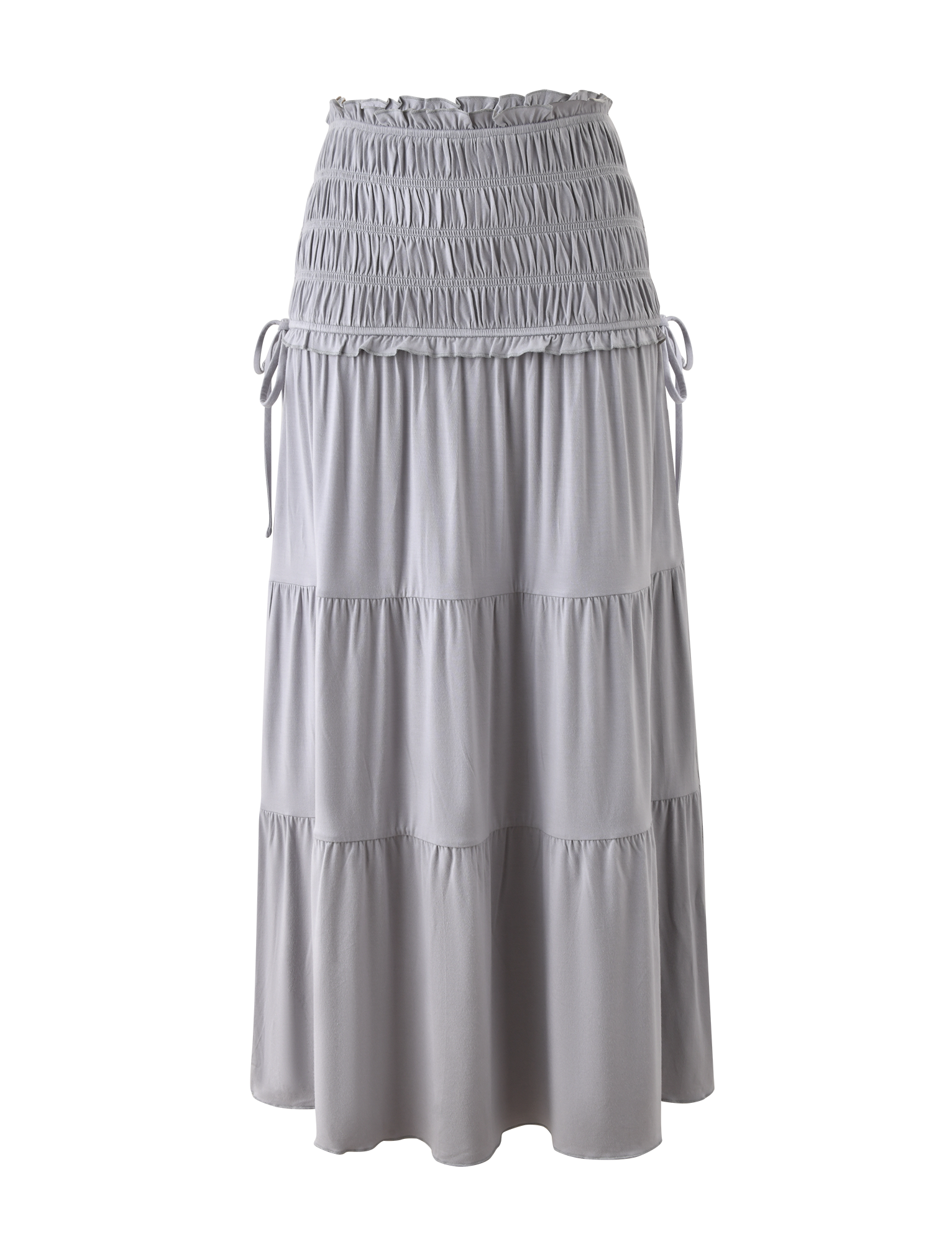 DENALI MAXI SKIRT - DOVE GREY - Image 7