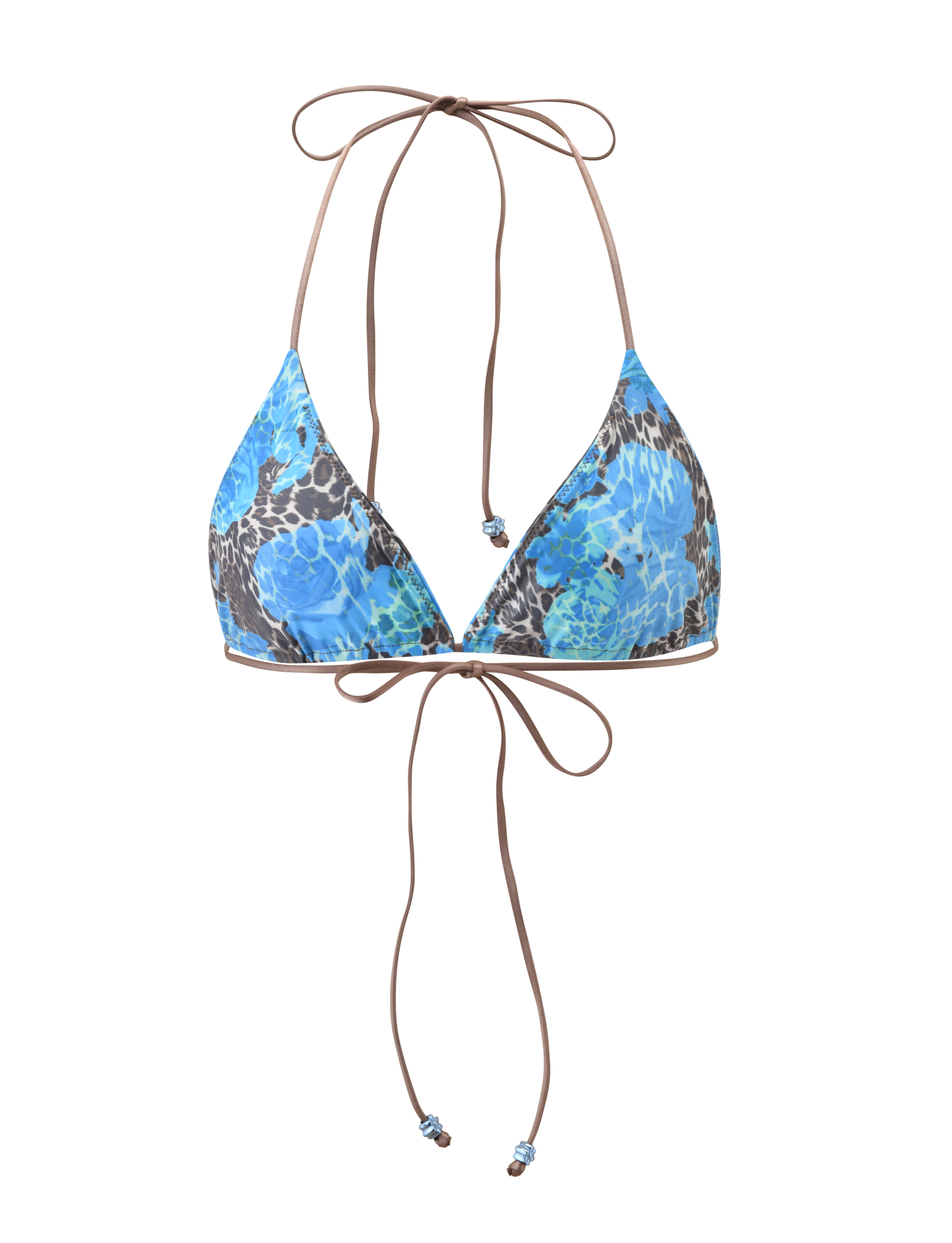 AVE BIKINI TOP - BLUE LEOPARD - Image 7