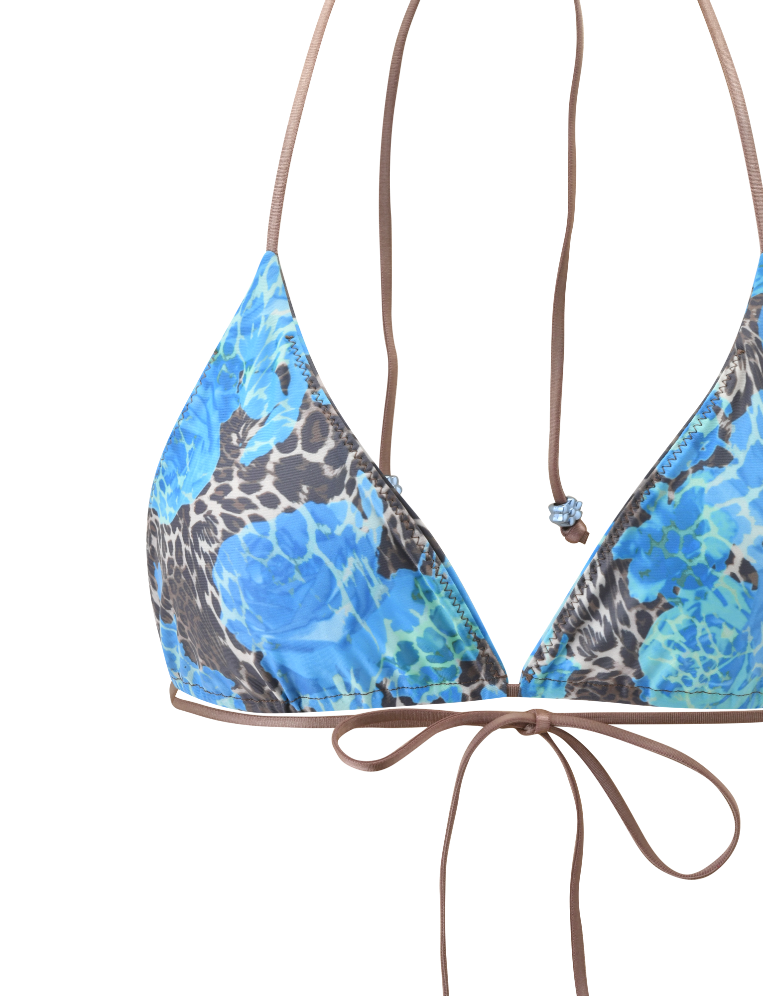 AVE BIKINI TOP - BLUE LEOPARD - Image 8