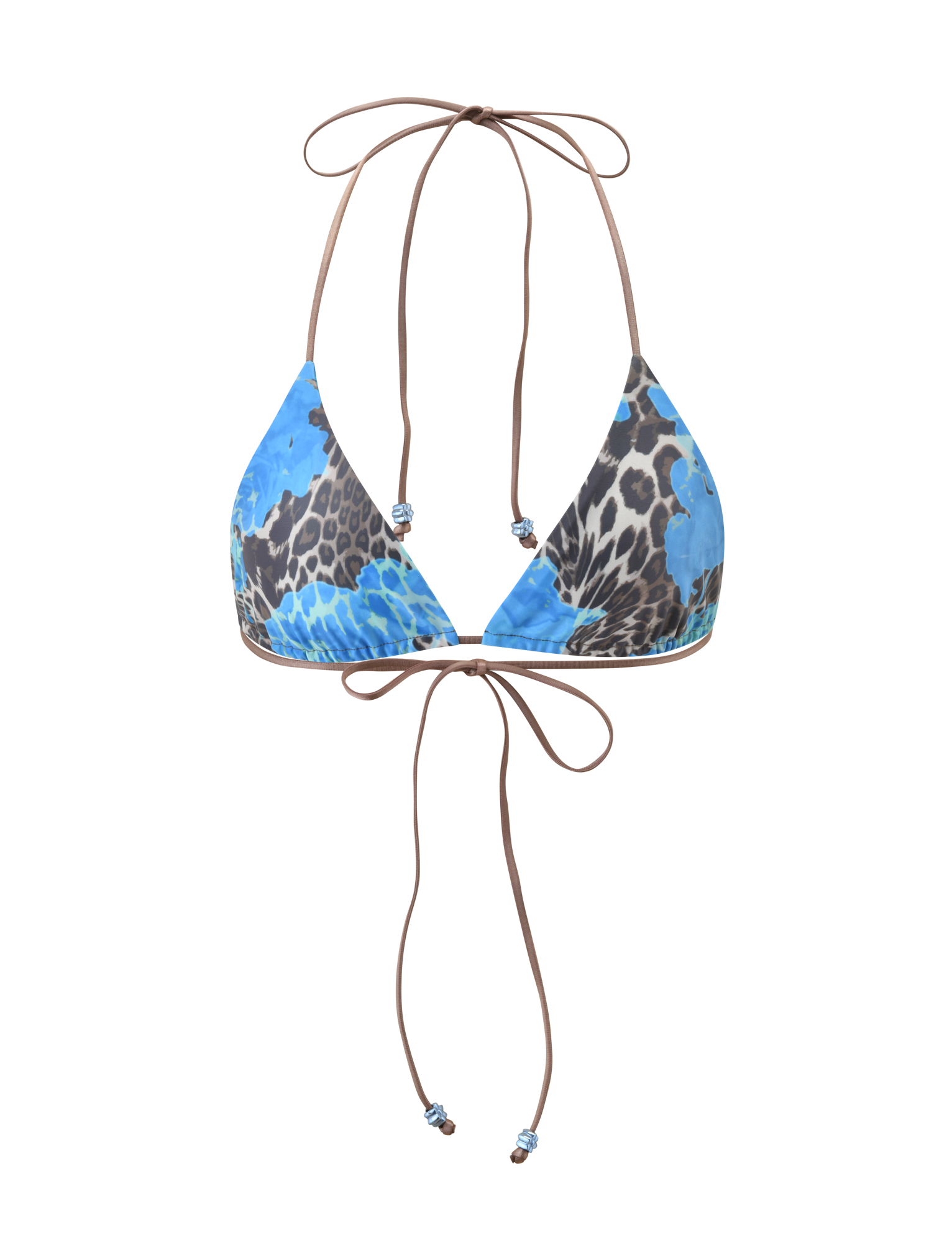 AVE BIKINI TOP - BLUE LEOPARD - Image 6