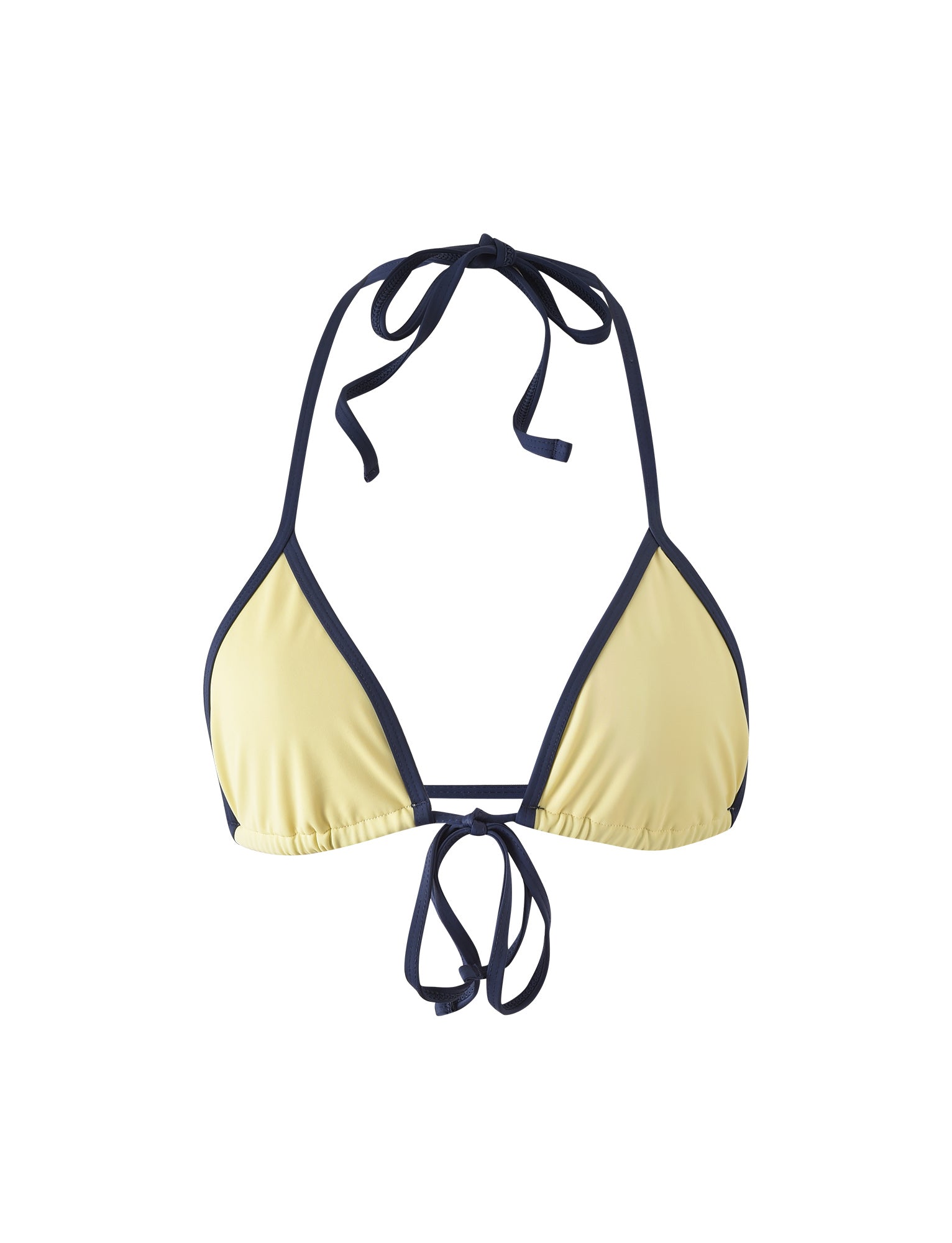 KRISTIN BIKINI TOP - YELLOW : PALE YELLOW - Image 6