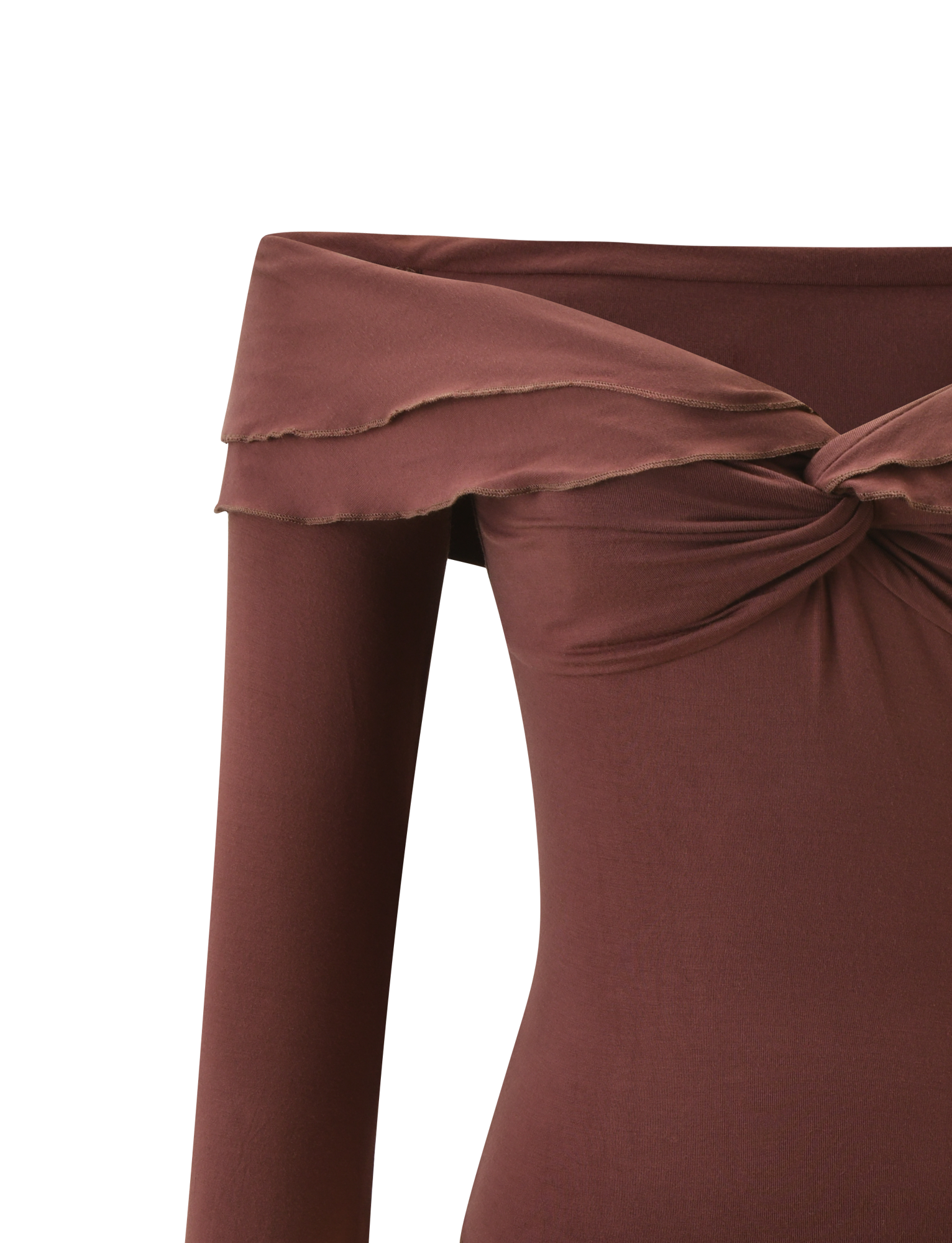 DENALI LONG SLEEVE TOP - CHOCOLATE - Image 9