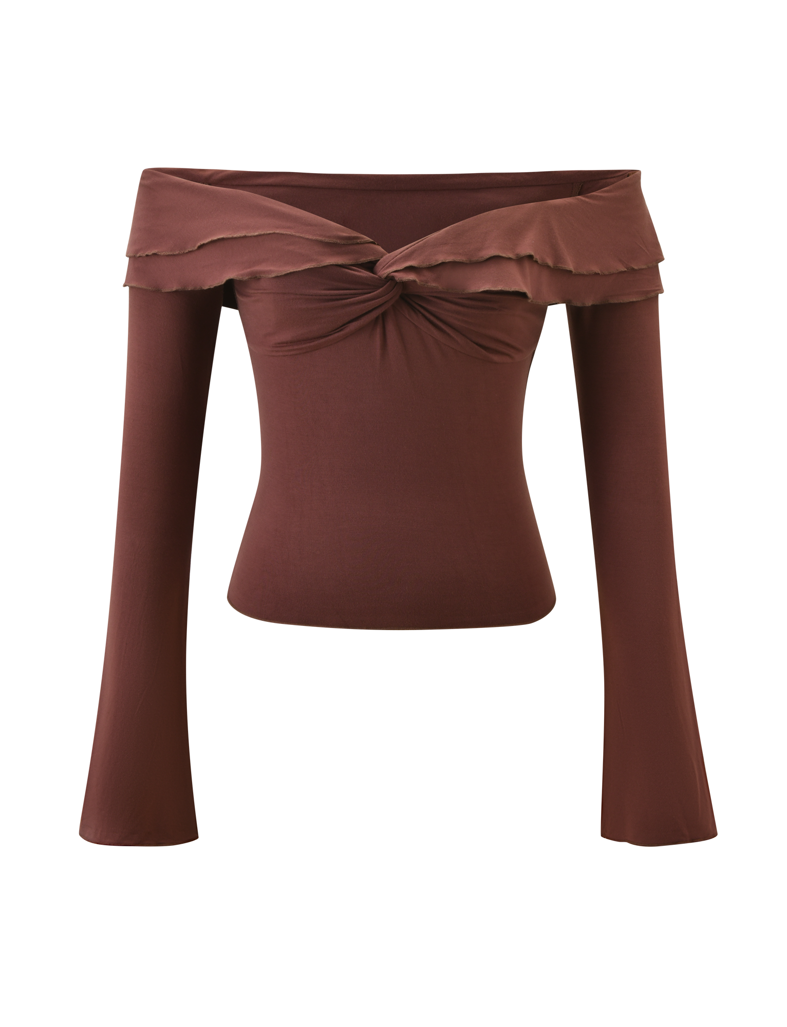 DENALI LONG SLEEVE TOP - CHOCOLATE - Image 7