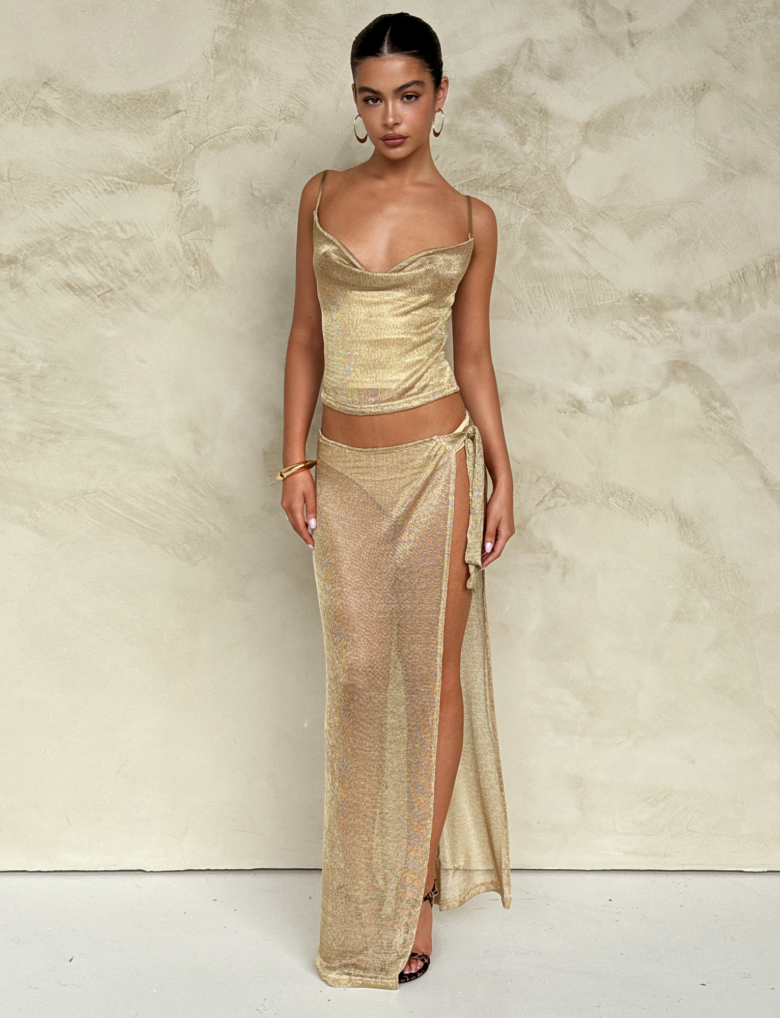 WYNNE SKIRT - GOLD - Image 10