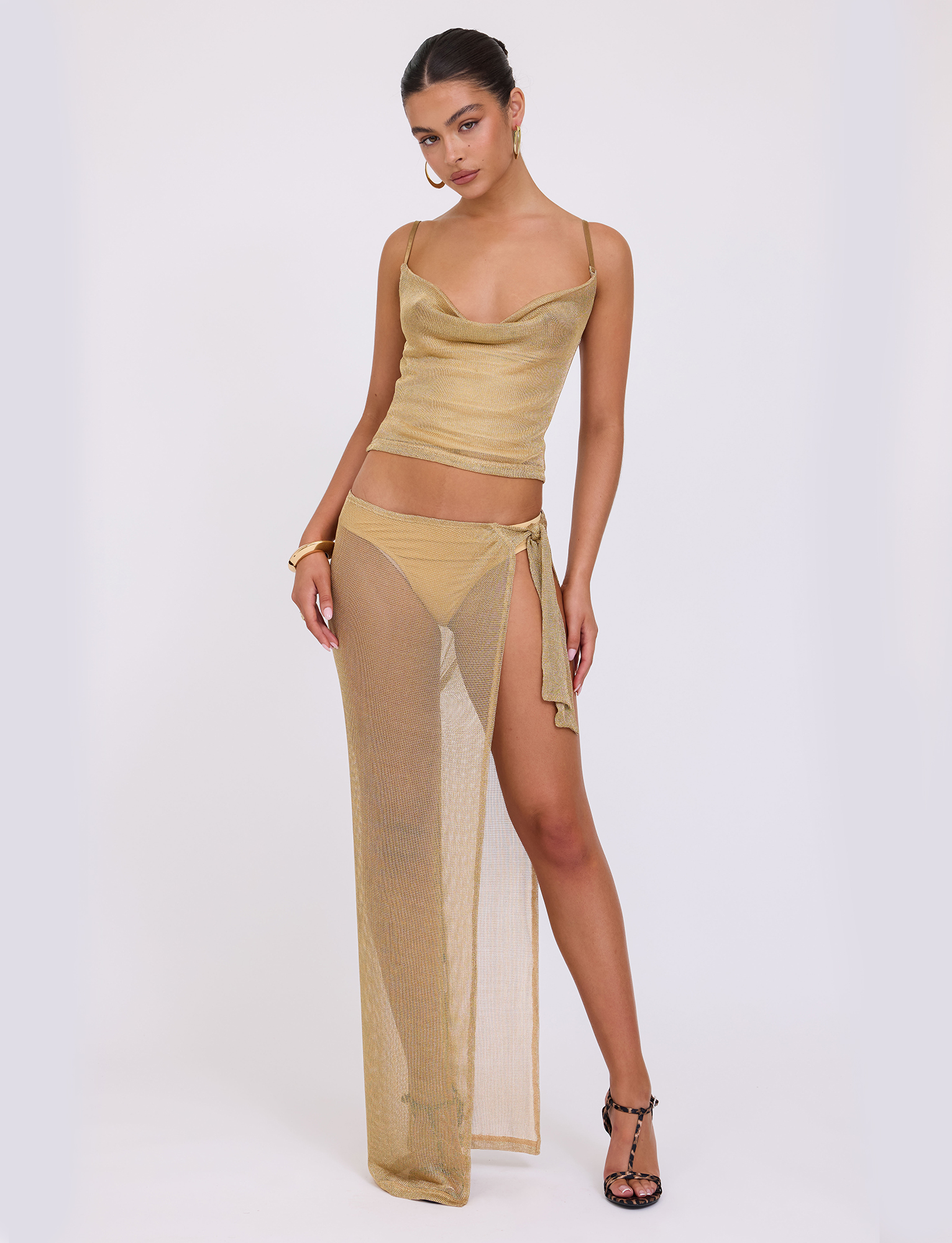 WYNNE SKIRT - GOLD - Image 11