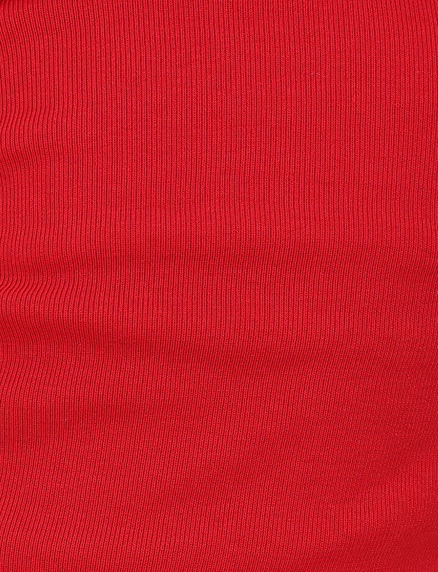 HARRIETT RIB TUBE TOP - RED - Image 8