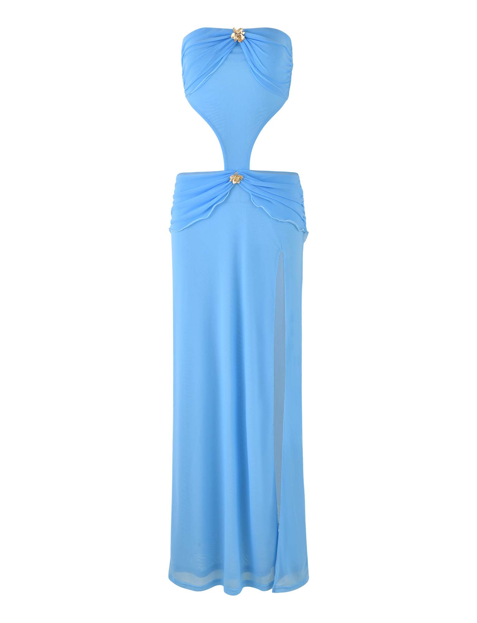 KYNLEE DRESS - BLUE : SKY BLUE - Image 10