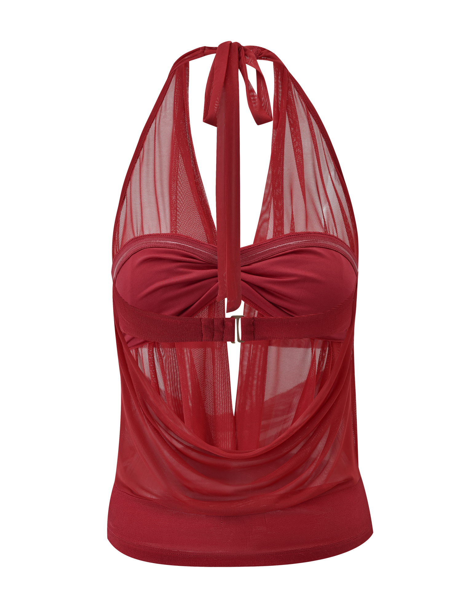 MAKENA TWO-PIECE TOP - RED - Image 10