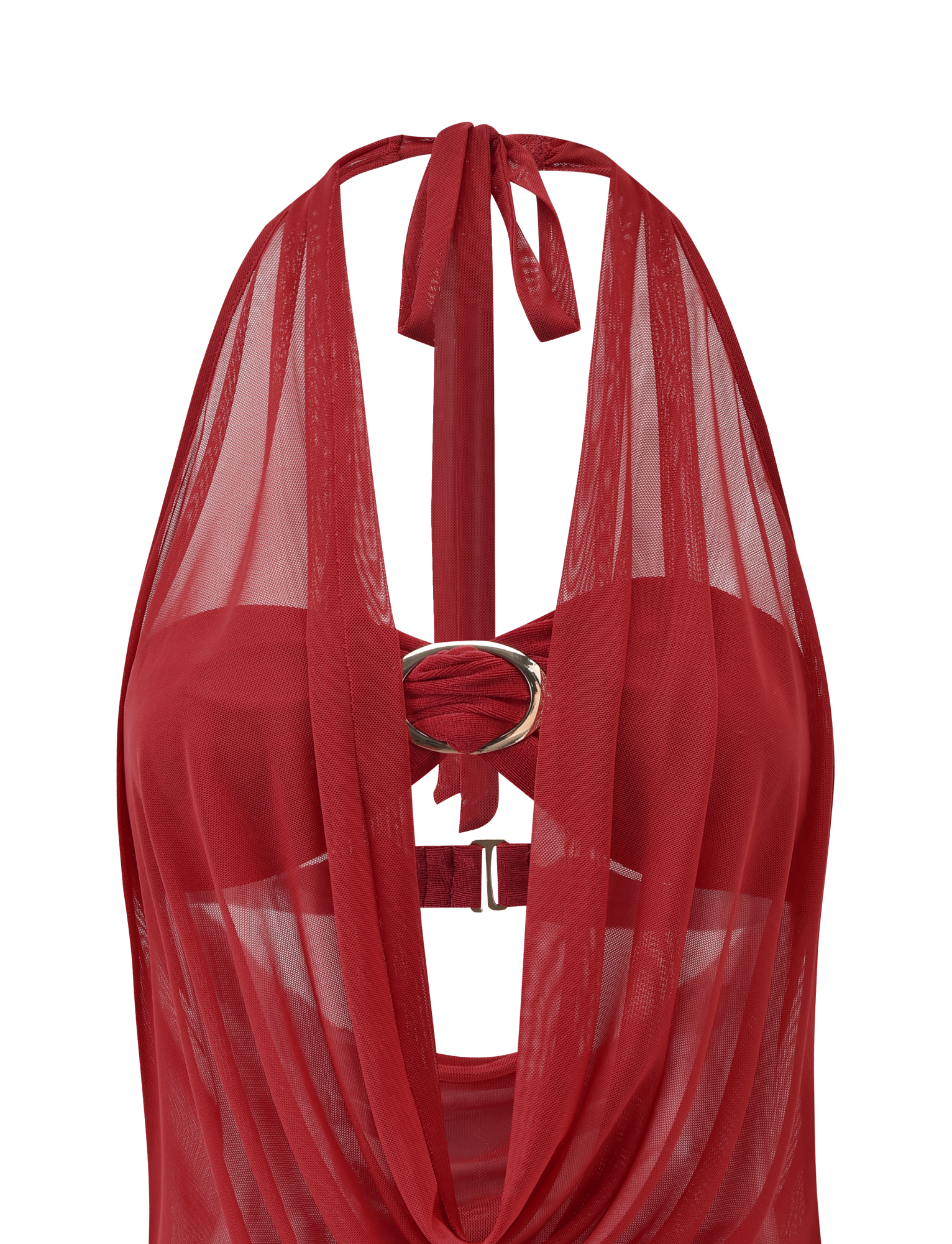 MAKENA TWO-PIECE TOP - RED - Image 11