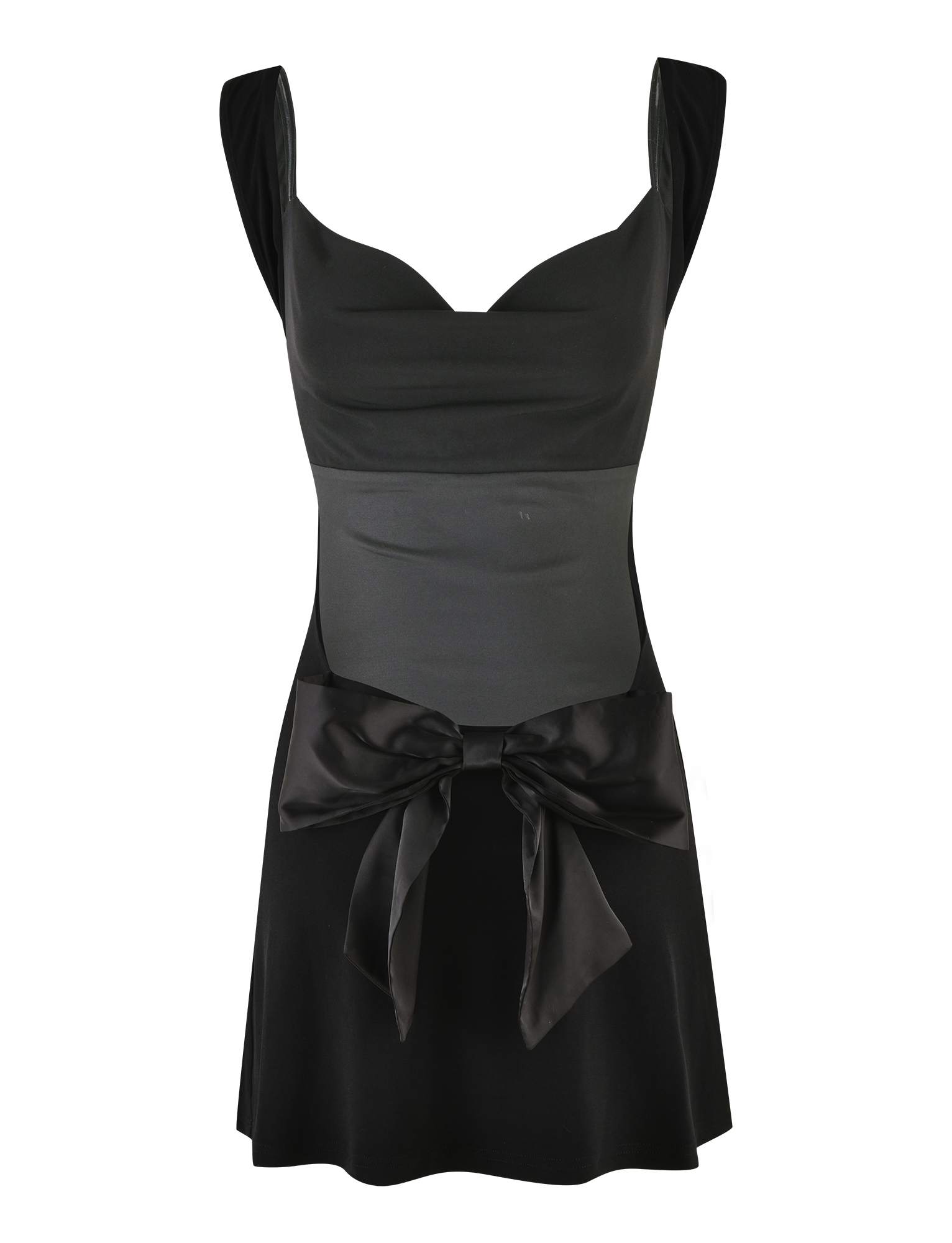 ZITA MINI DRESS - BLACK - Image 8