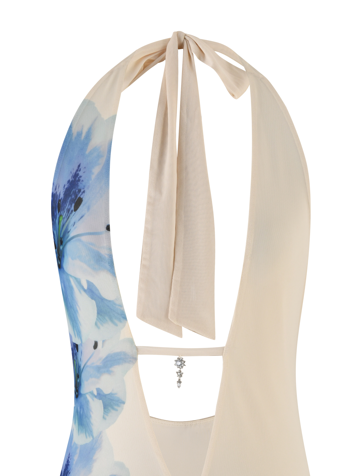 BROOKS DRESS - WHITE : CREAM : FLORAL - Image 9