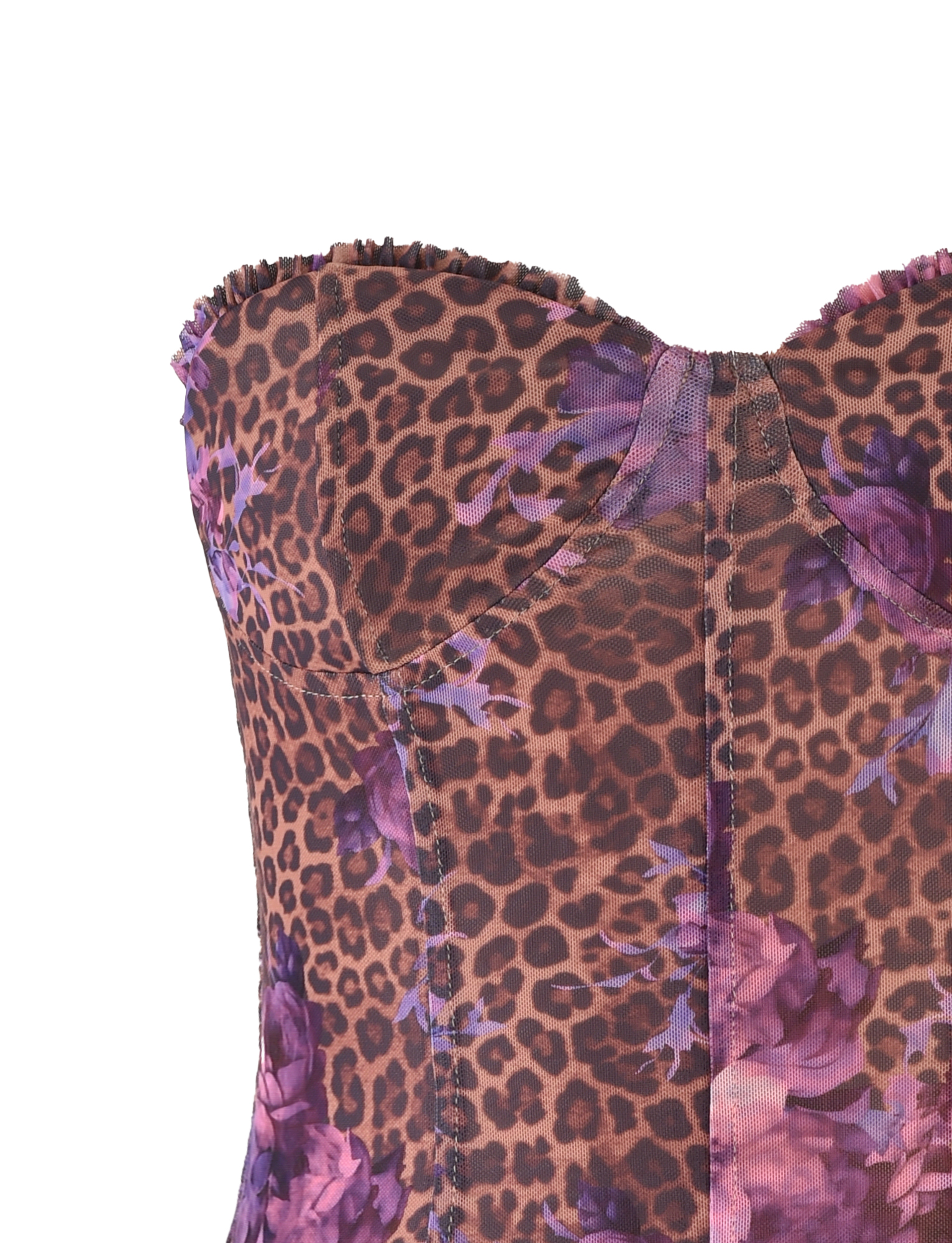 HOLLIS TOP - NEUTRAL : FLORAL : FLORAL LEOPARD - Image 7