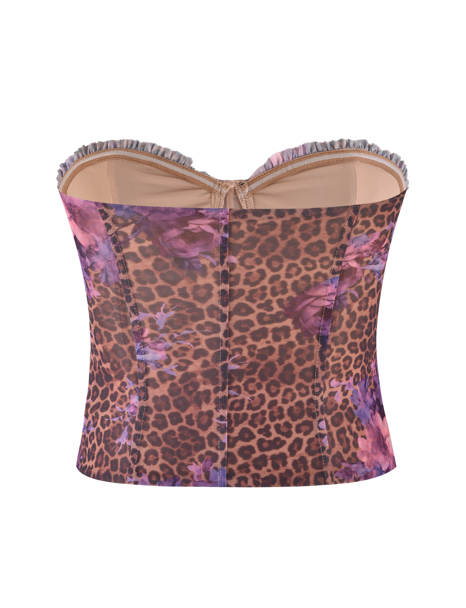 HOLLIS TOP - NEUTRAL : FLORAL : FLORAL LEOPARD - Image 8