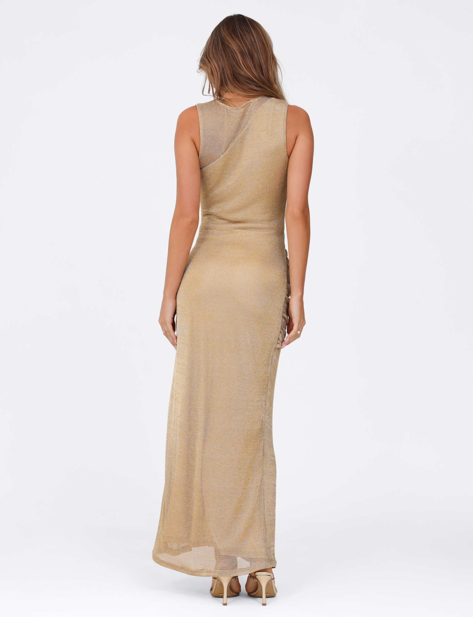 AZELMA MAXI DRESS - GOLD - Image 5
