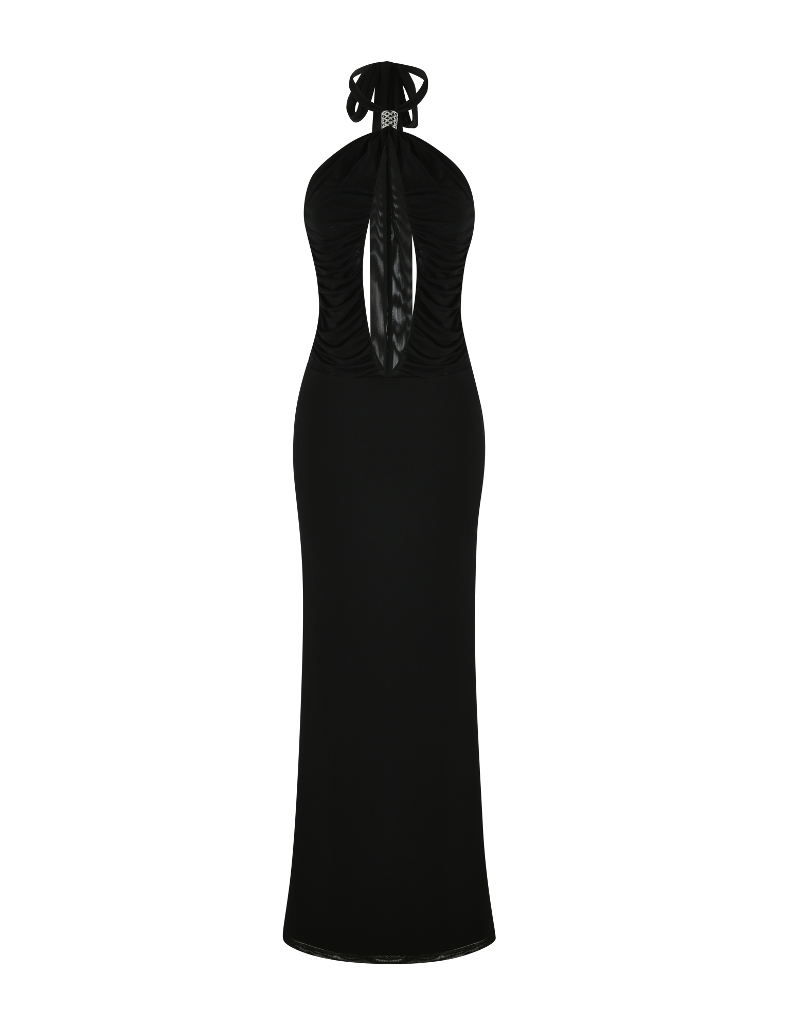ZARA MAXI DRESS - BLACK - Image 7