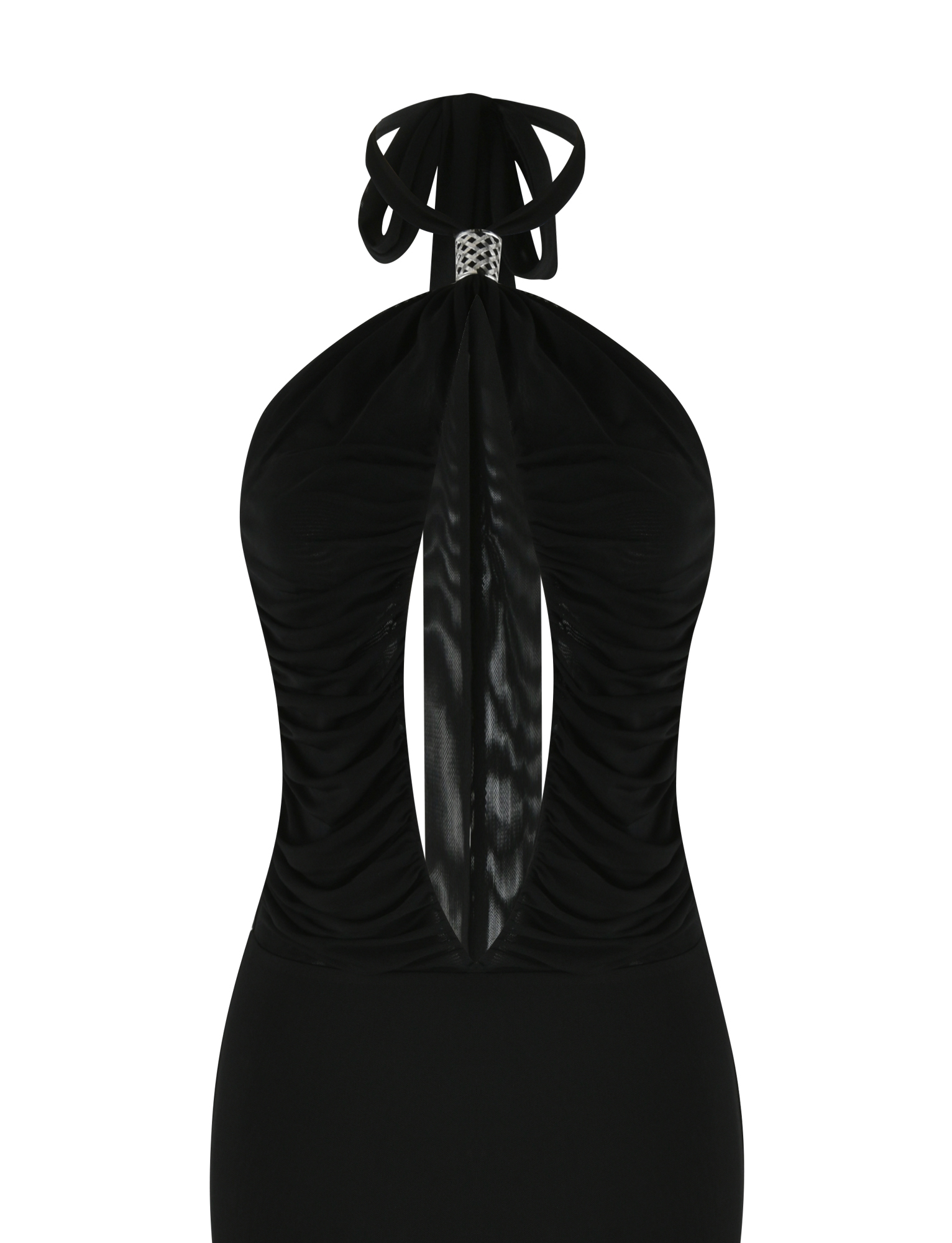 ZARA MAXI DRESS - BLACK - Image 9