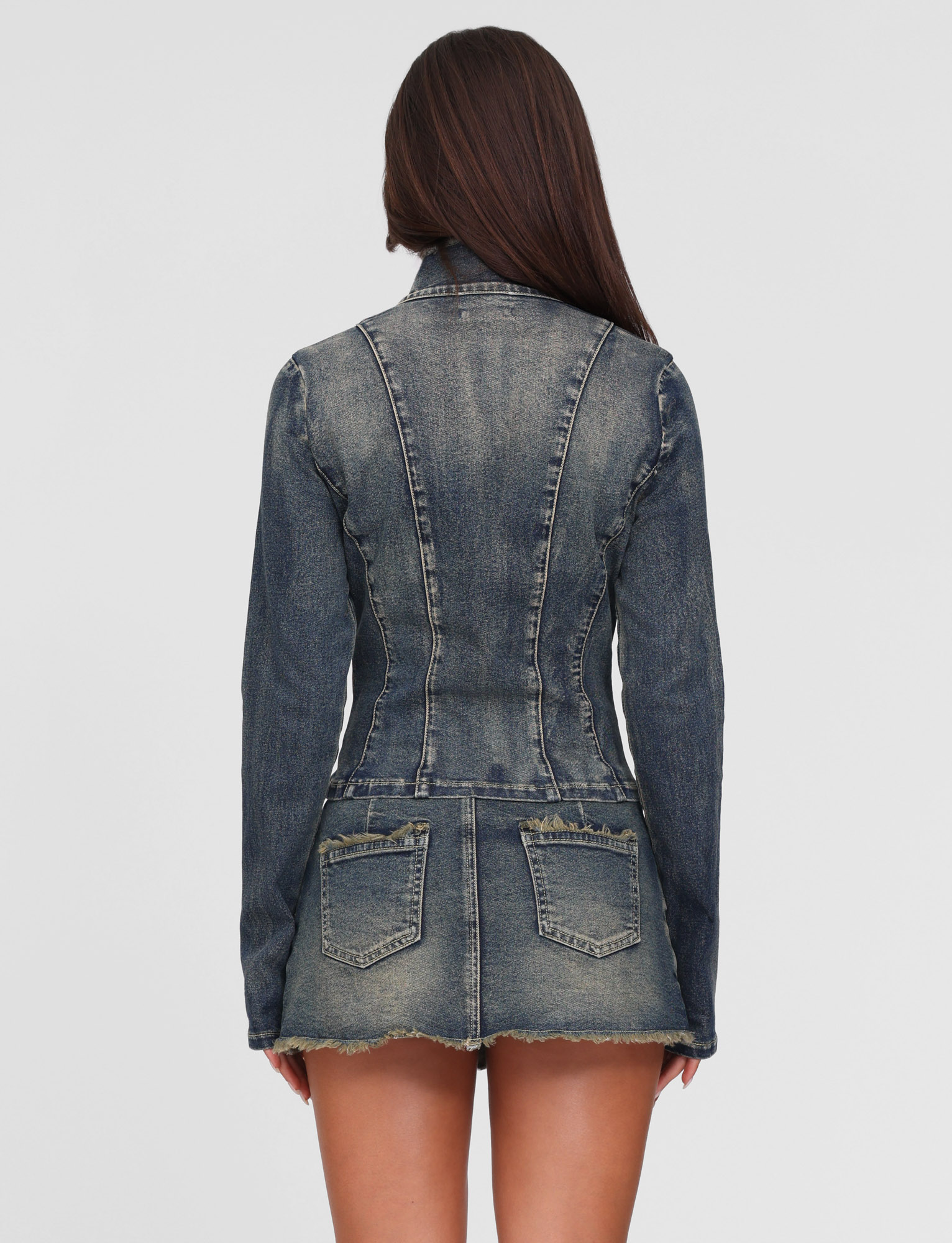 OPHELIE JACKET - BLUE : DENIM BLUE : DENIM - Image 7