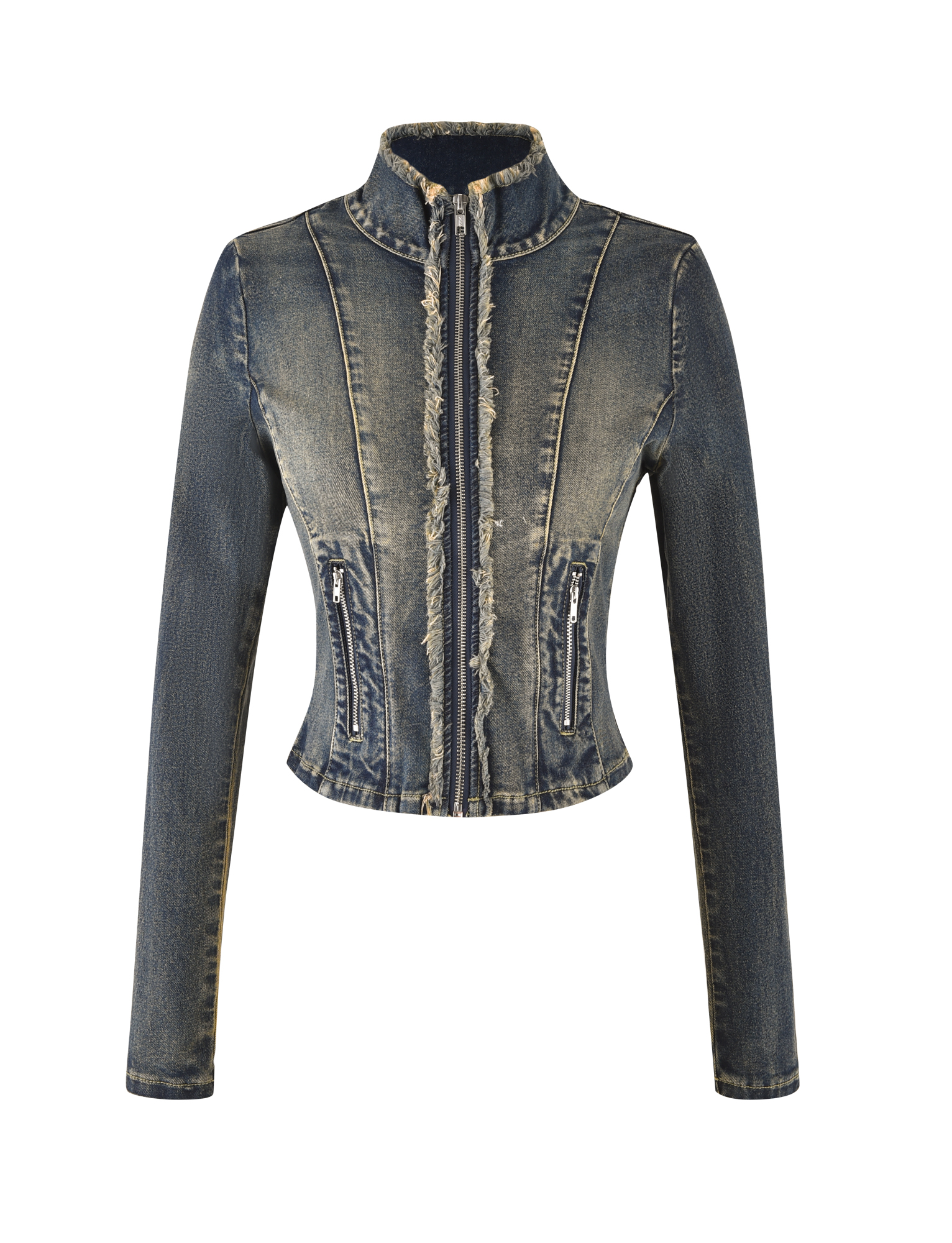 OPHELIE JACKET - BLUE : DENIM BLUE : DENIM - Image 8