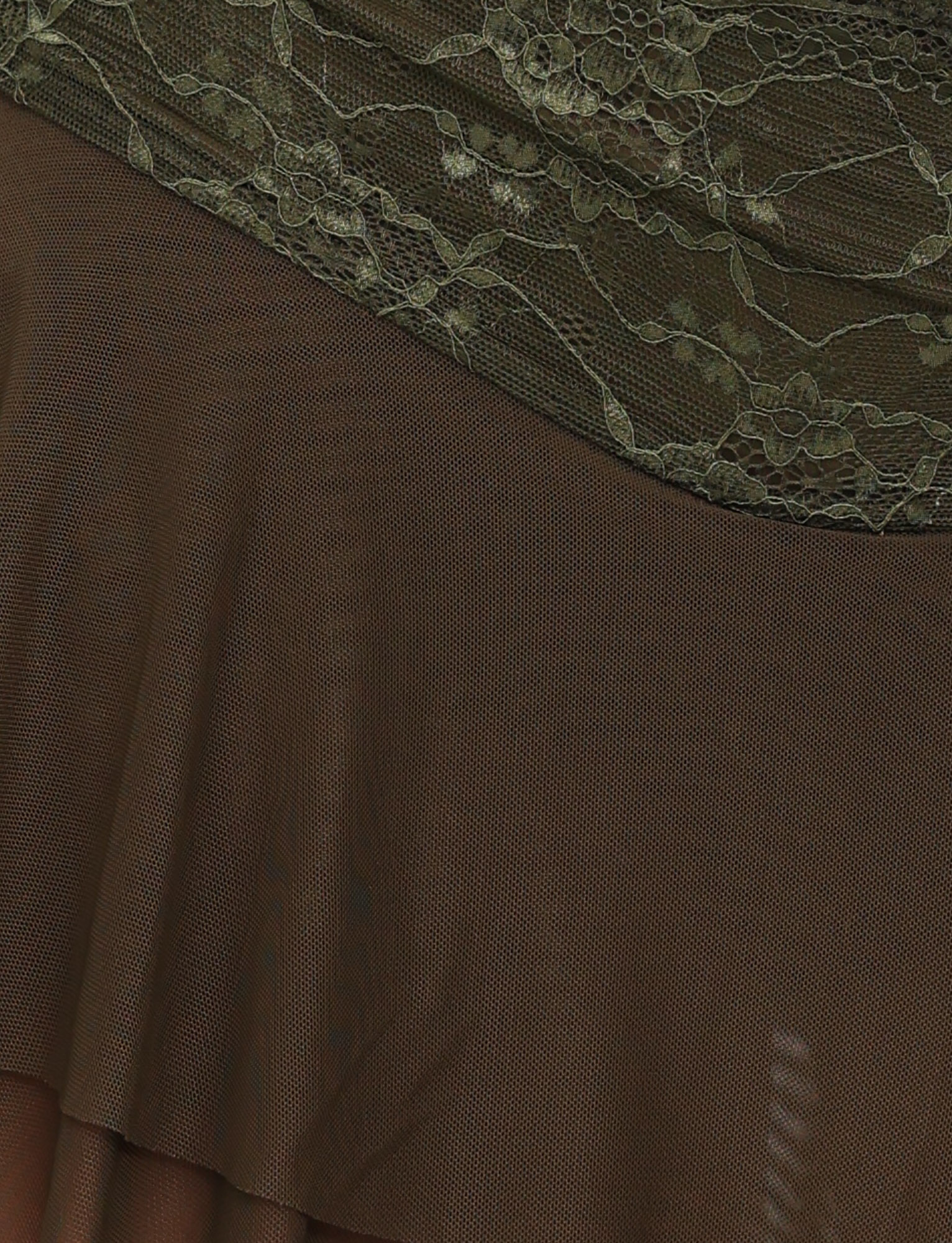 ADELINA MINI SKIRT - GREEN : KHAKI GREEN : IVORY - Image 10