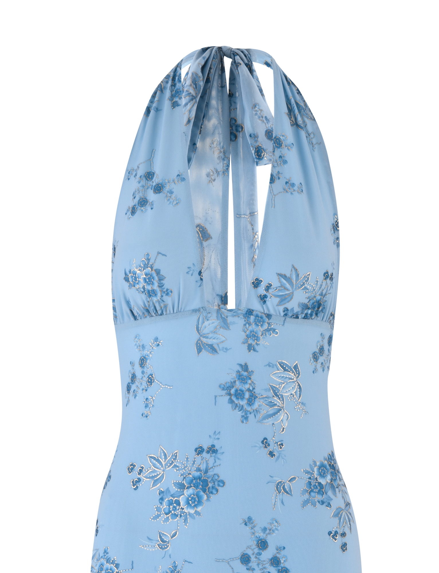 PHAEDRA MAXI DRESS - BLUE : FLORAL : BLUE FLORAL - Image 7