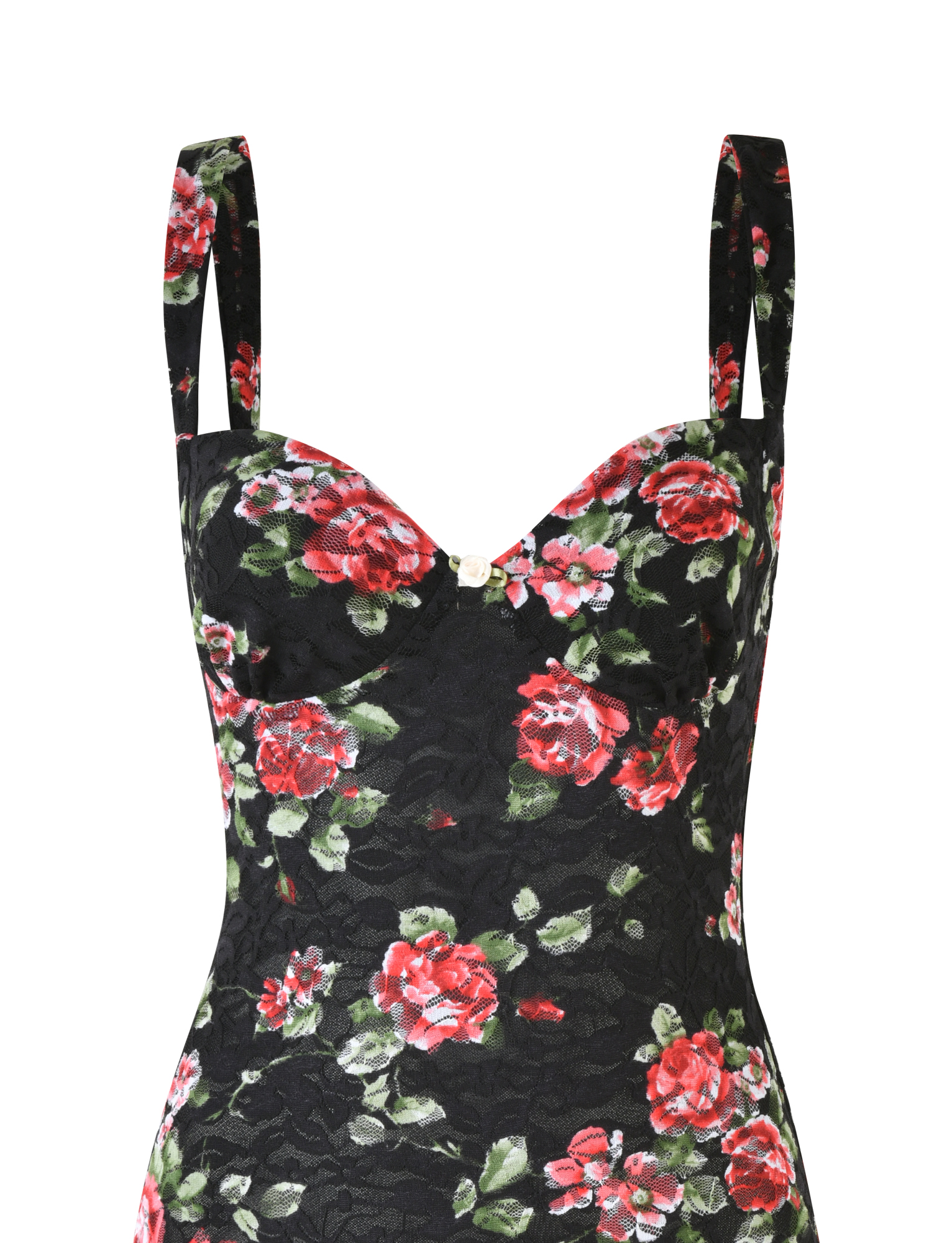ANDEE MINI DRESS - BLACK : FLORAL : BLACKROSE - Image 10