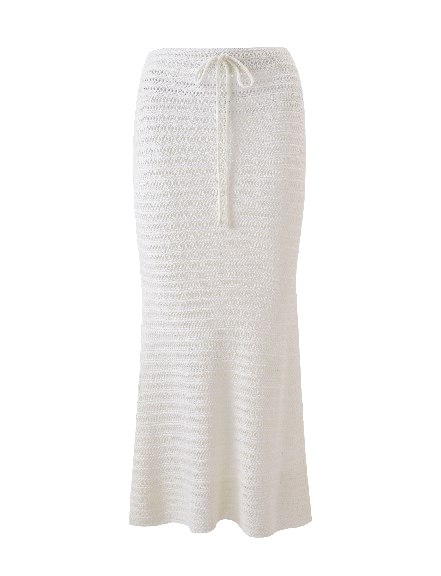 EMELYN MIDI SKIRT - CREAM - Image 3