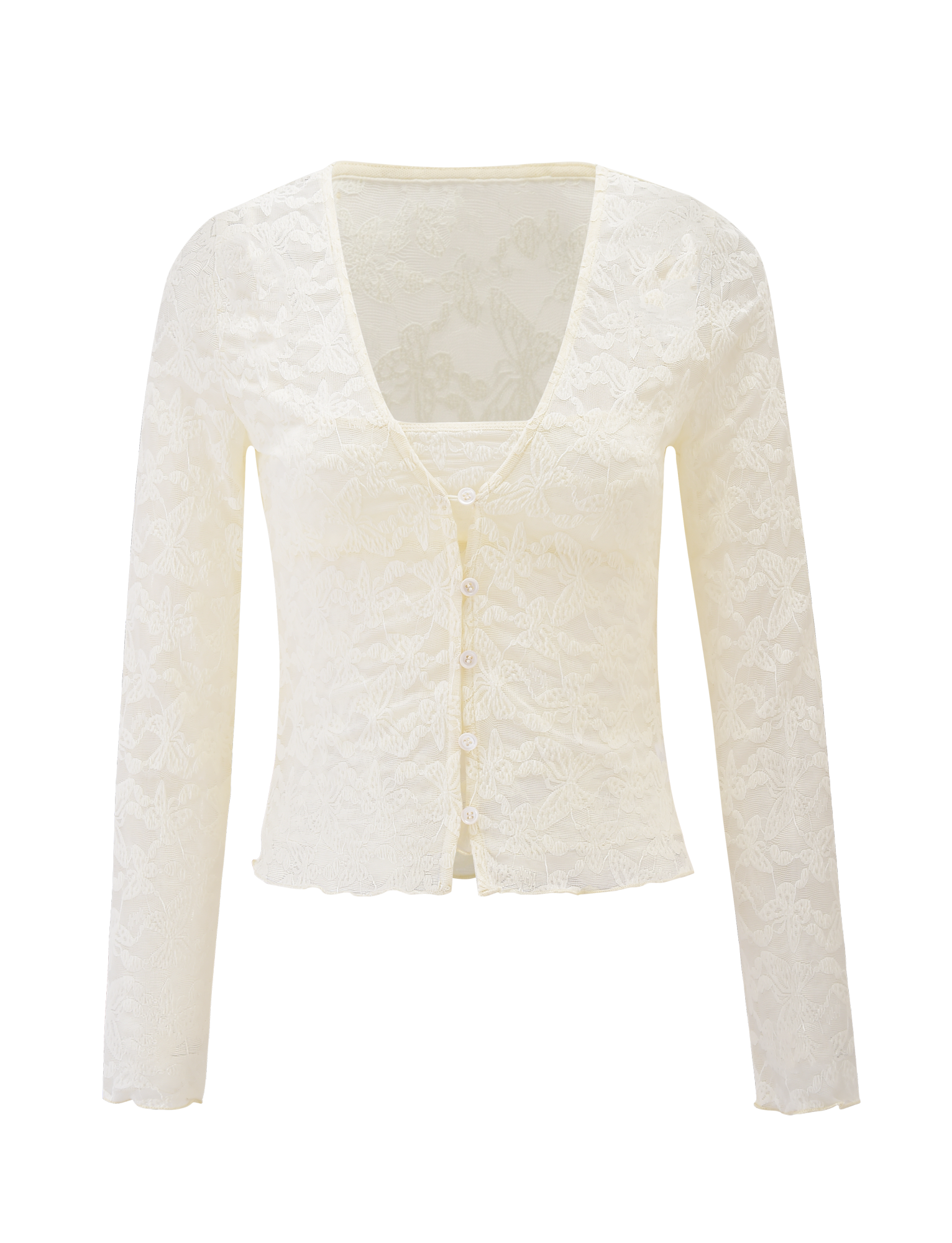 GIULIA 2PC TOP - IVORY LACE - Image 11