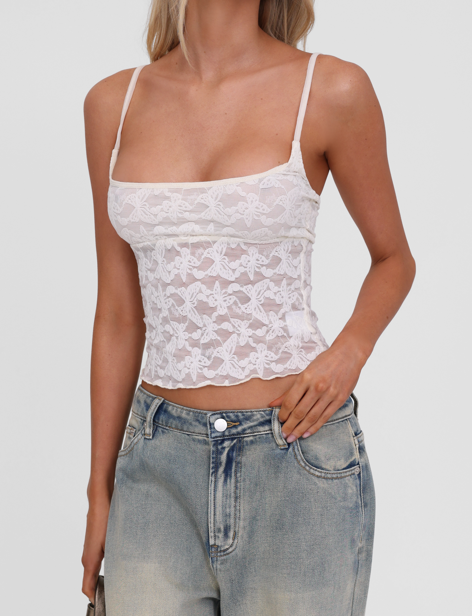 GIULIA 2PC TOP - IVORY LACE - Image 10