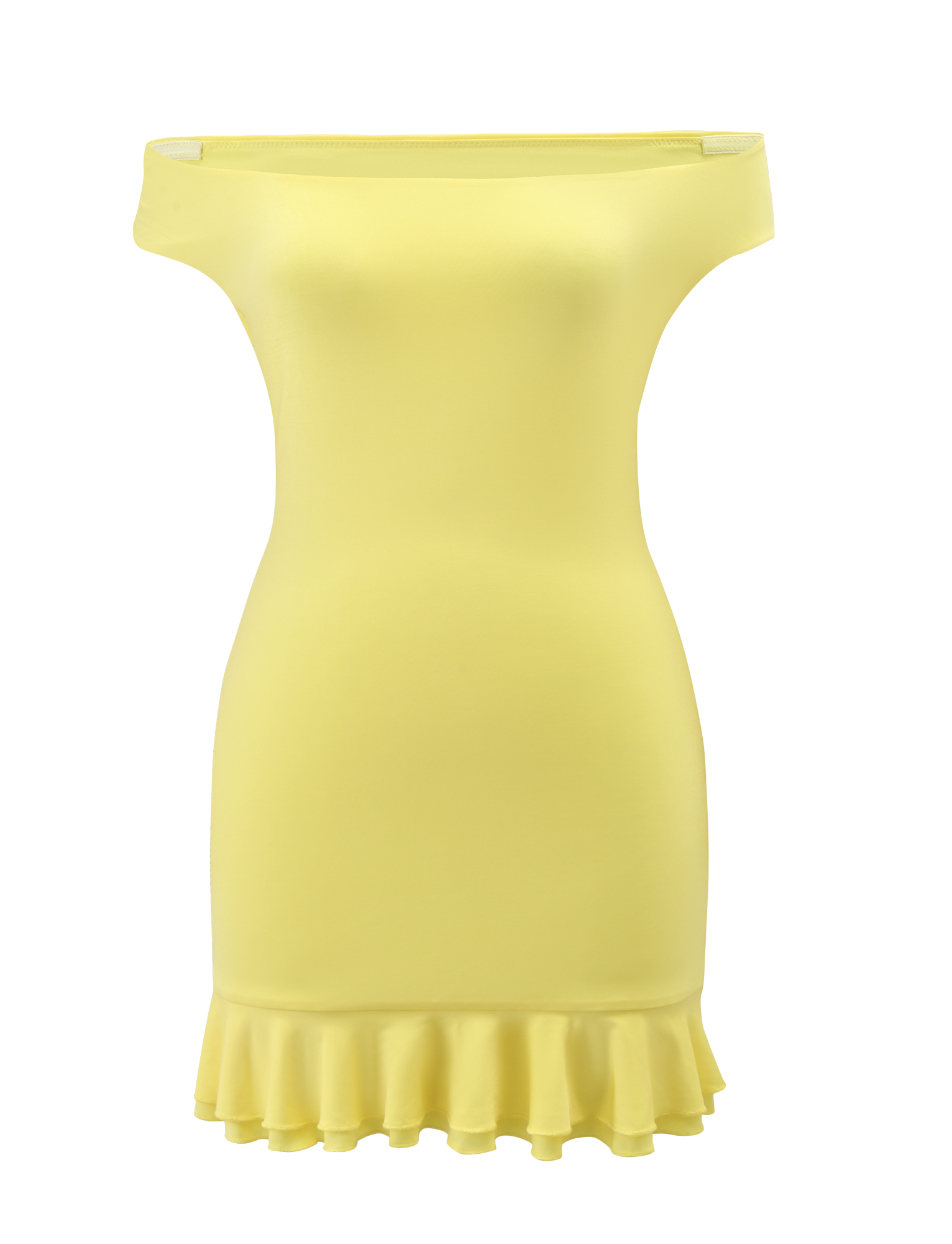 CLIA MINI DRESS - LEMON - Image 8