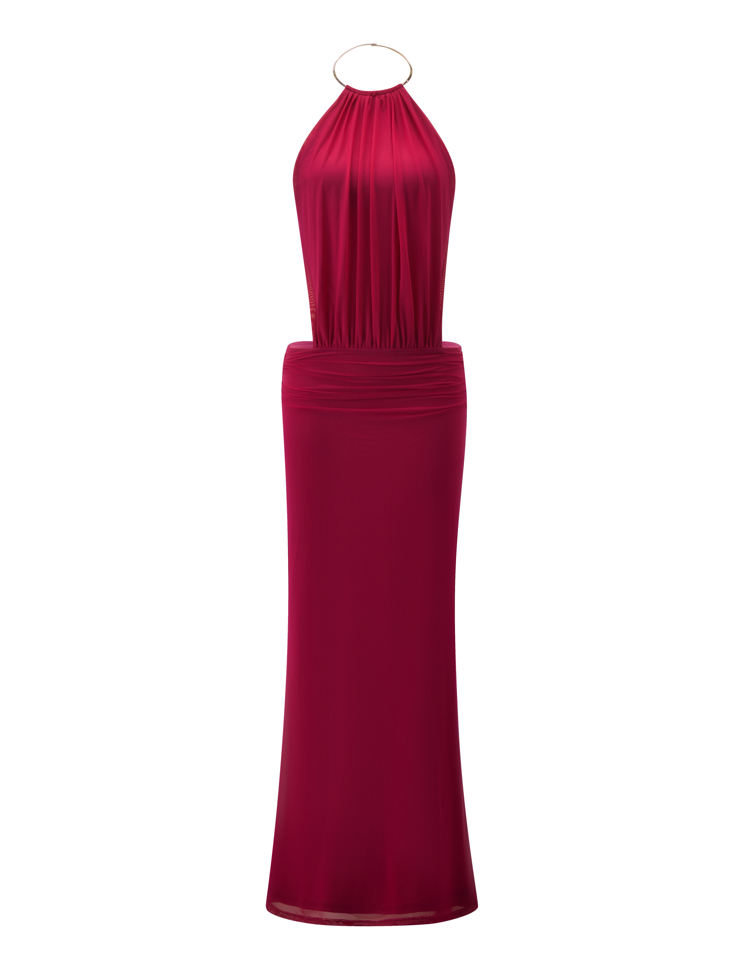 EVANNA MAXI DRESS - BERRY - Image 8