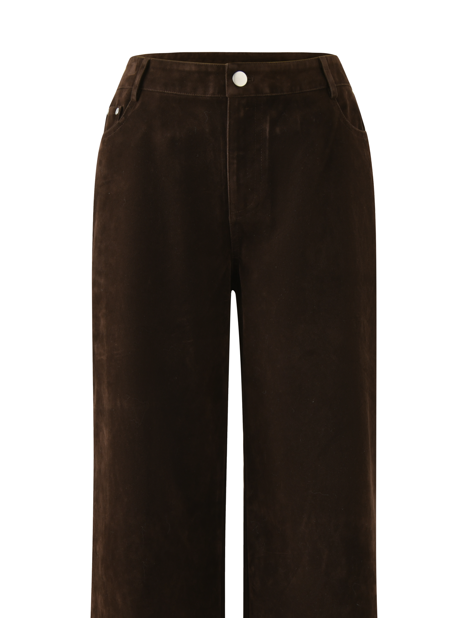 CAMELLIA PANT - CHOCOLATE SUEDE - Image 8