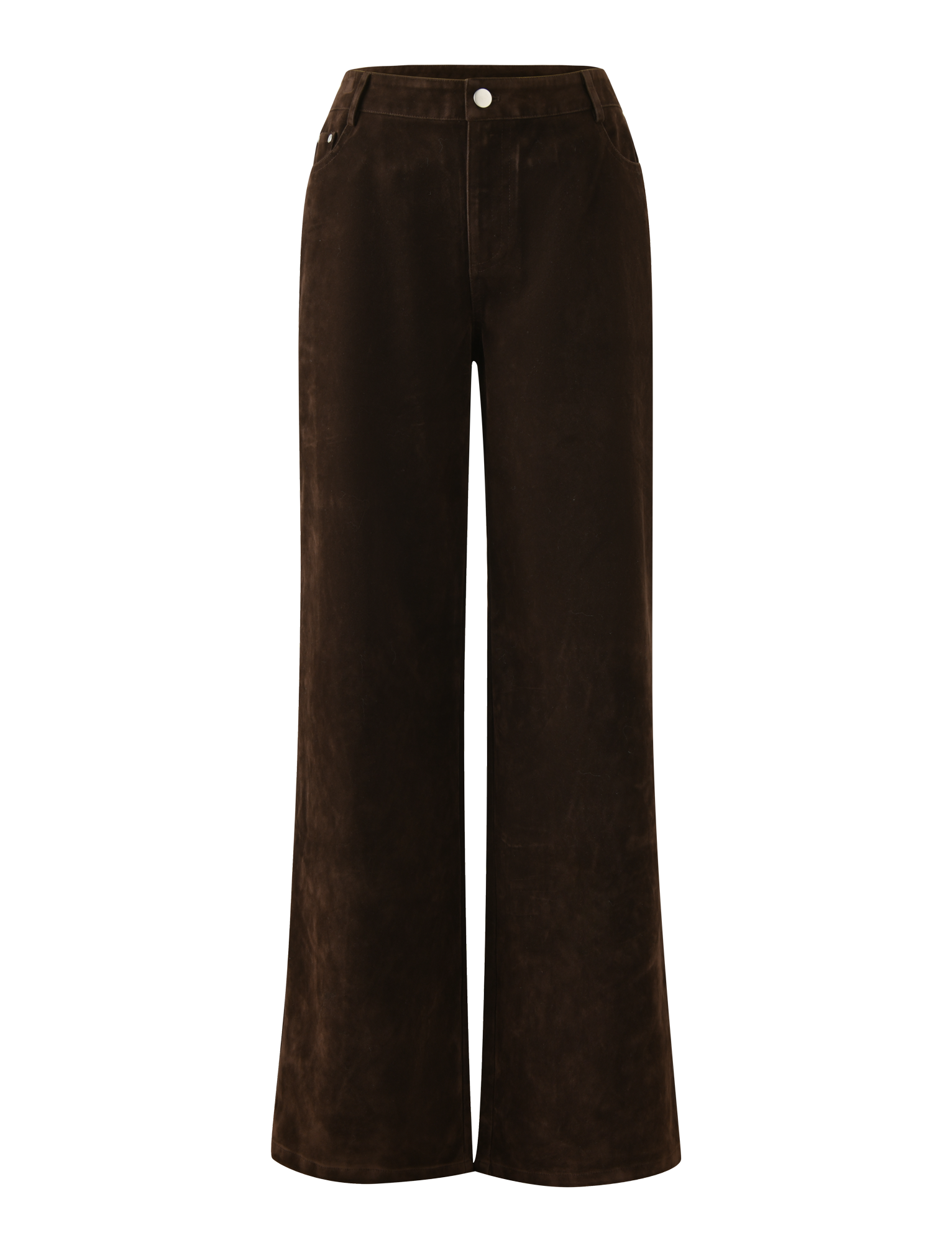 CAMELLIA PANT - CHOCOLATE SUEDE - Image 7