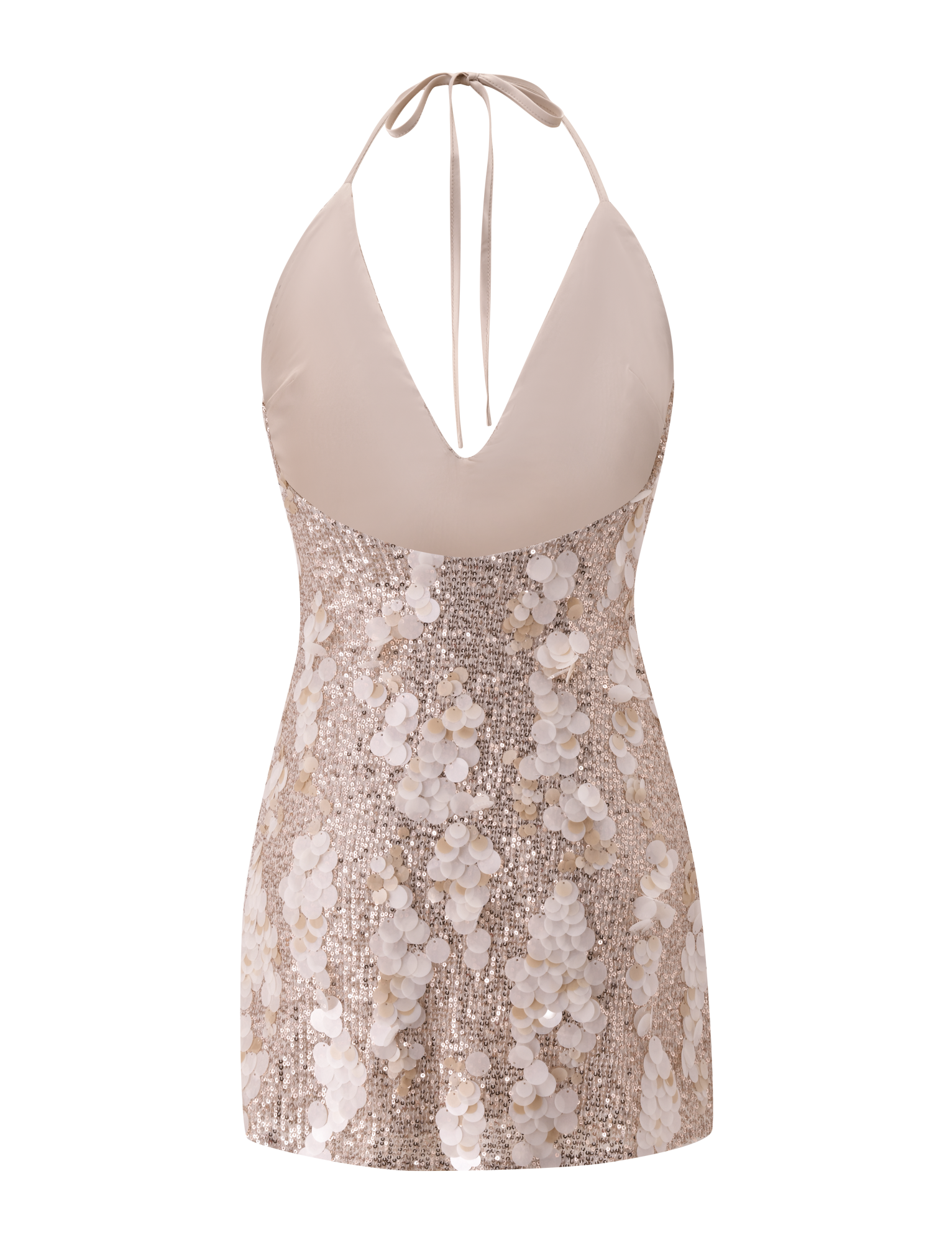 ZANA MINI DRESS - GOLD - Image 9