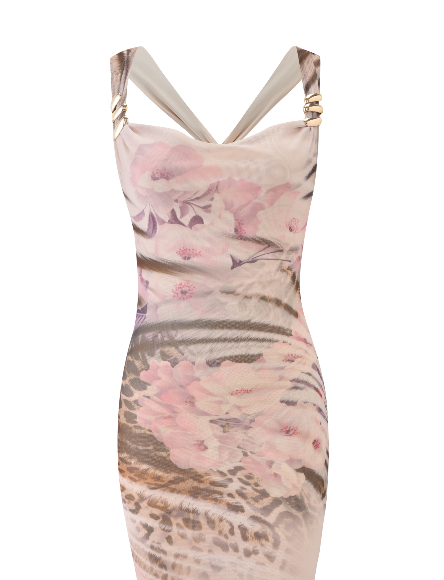 TAMARIN MAXI DRESS - MOODY ANIMAL FLORAL - Image 9