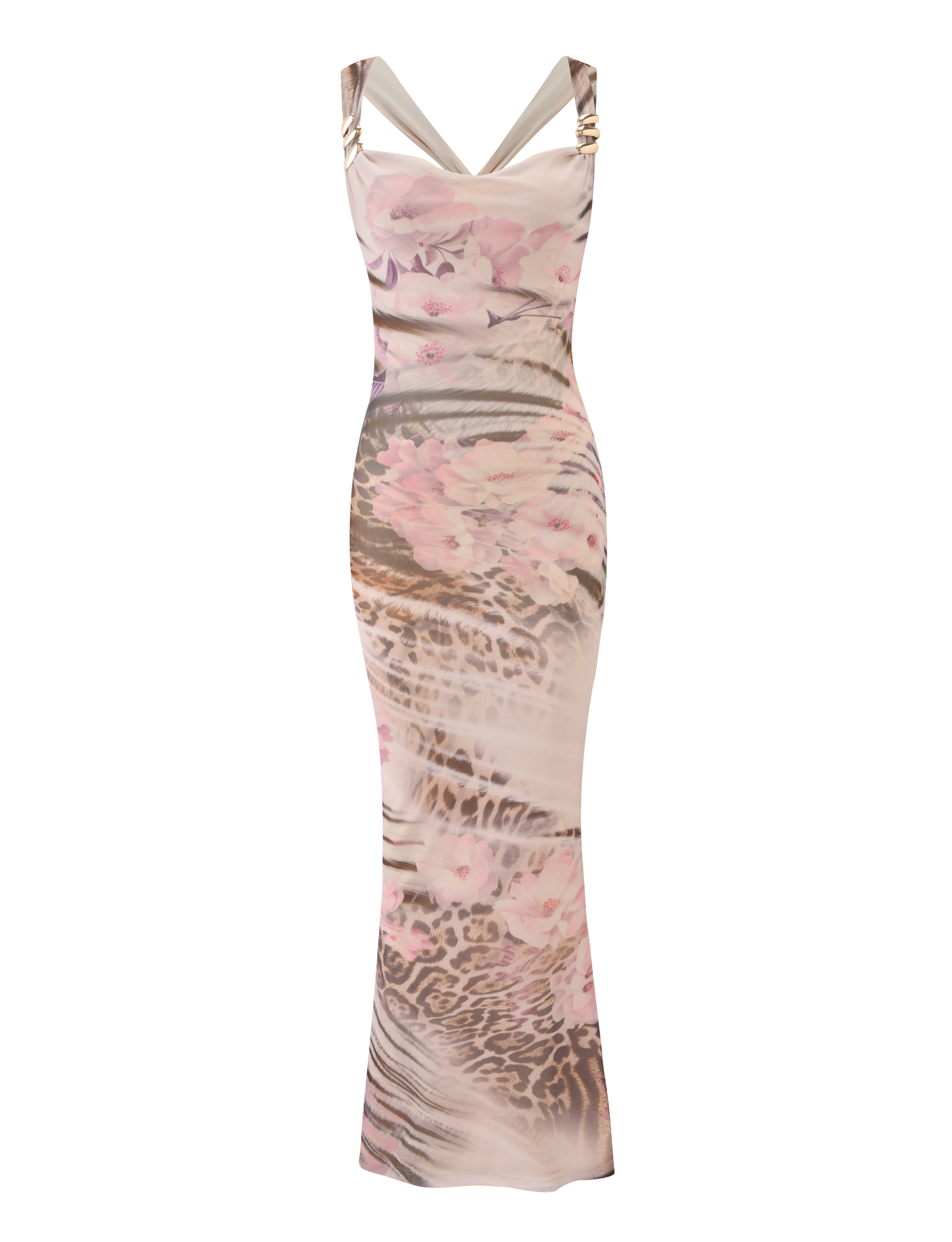 TAMARIN MAXI DRESS - MOODY ANIMAL FLORAL - Image 7