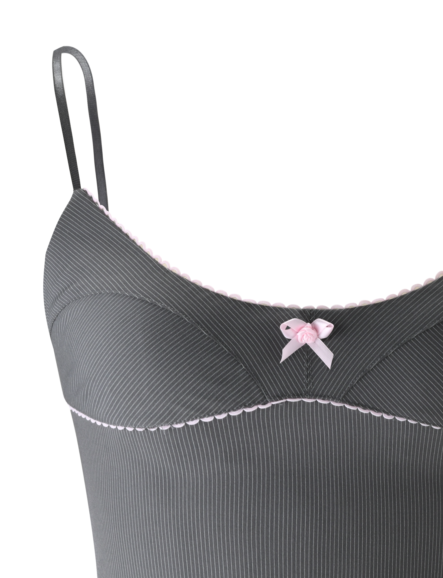 EMORY TOP - GREY PINSTRIPE - Image 9