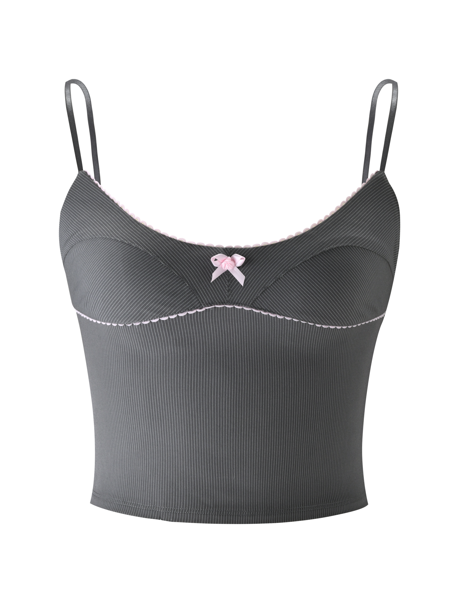 EMORY TOP - GREY PINSTRIPE - Image 7