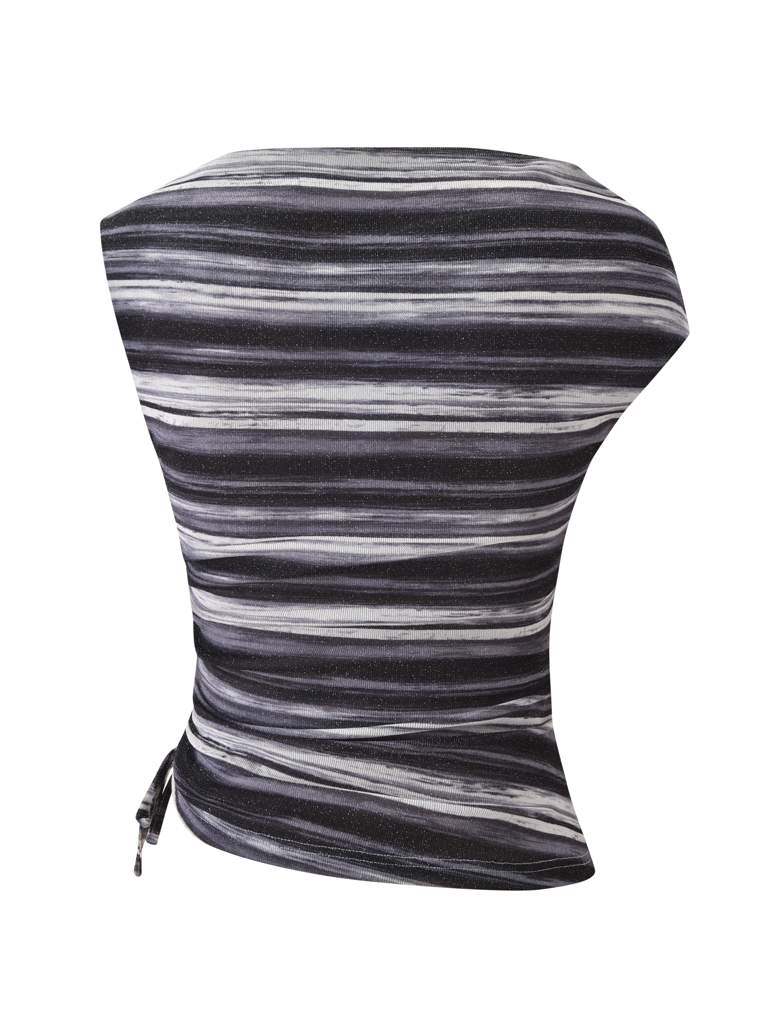 BRAELYN TOP - GREY STRIPE - Image 8