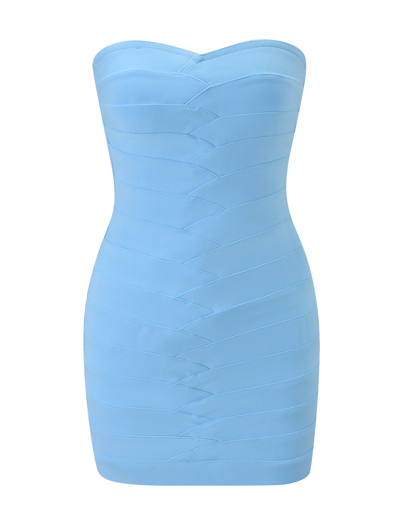 NIYA BANDAGE MINI DRESS - BLUE - Image 9