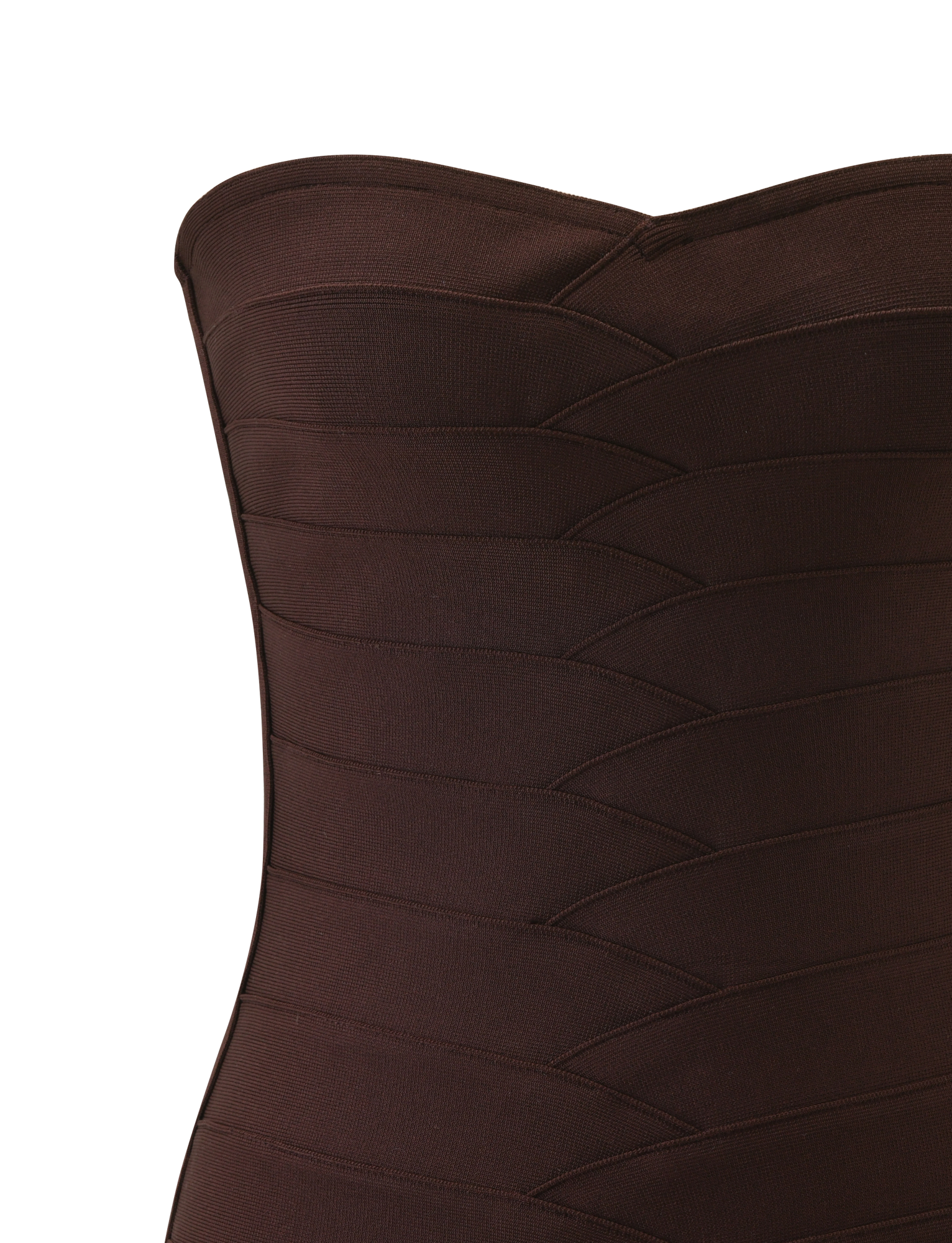 NIYA BANDAGE MINI DRESS - CHOCOLATE - Image 10