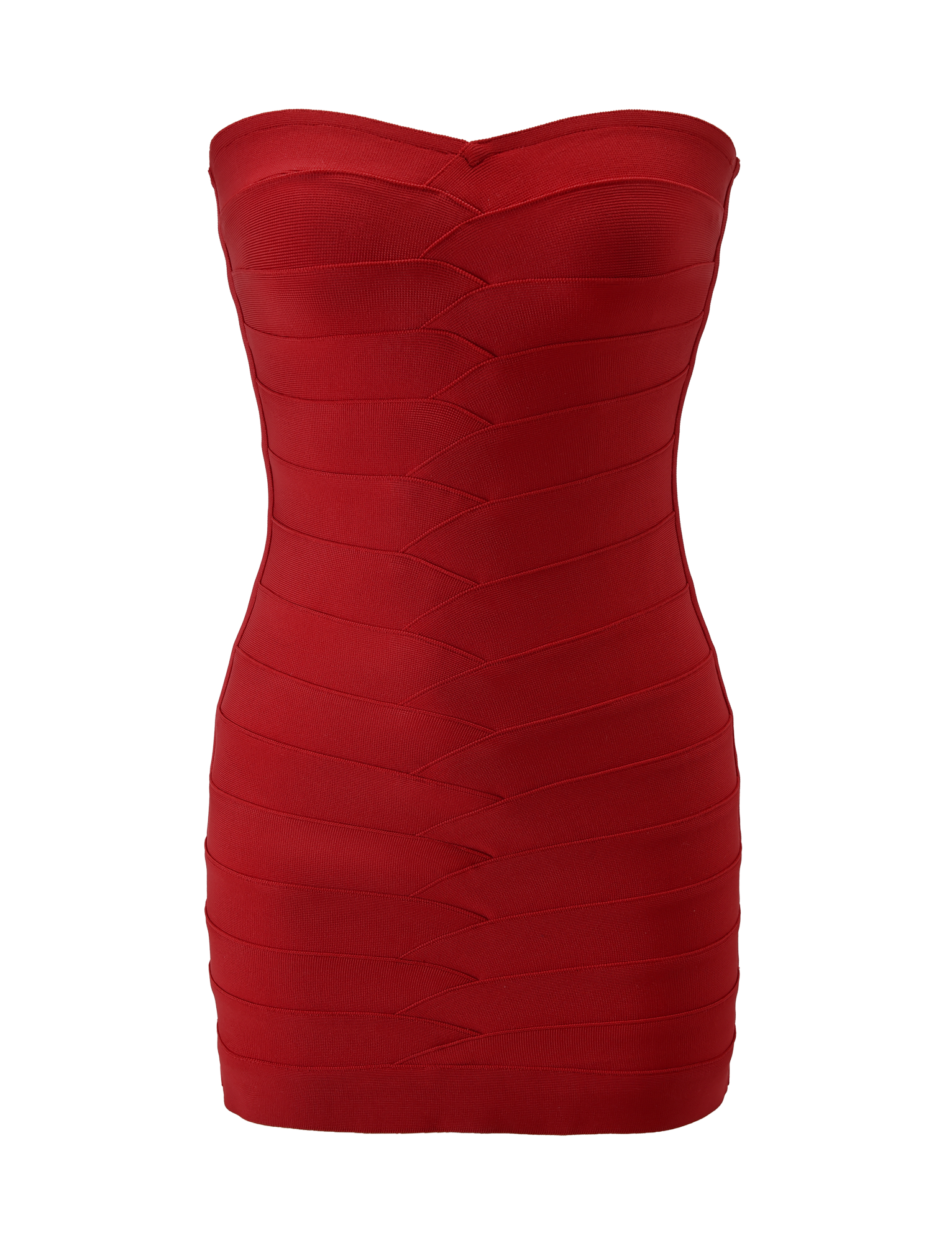 NIYA BANDAGE MINI DRESS - RED - Image 7