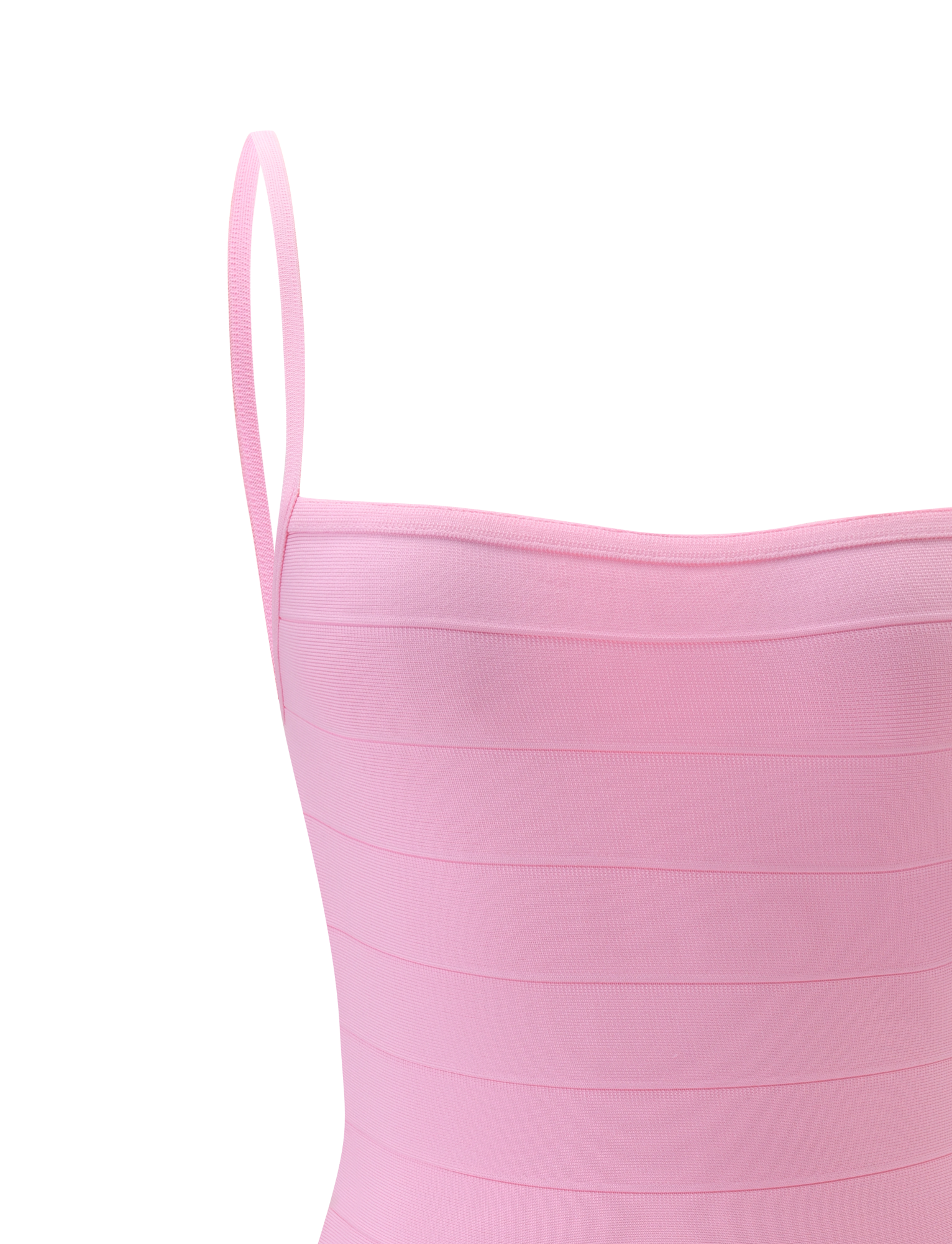 MIDORI BANDAGE MINI DRESS - BABY PINK - Image 8