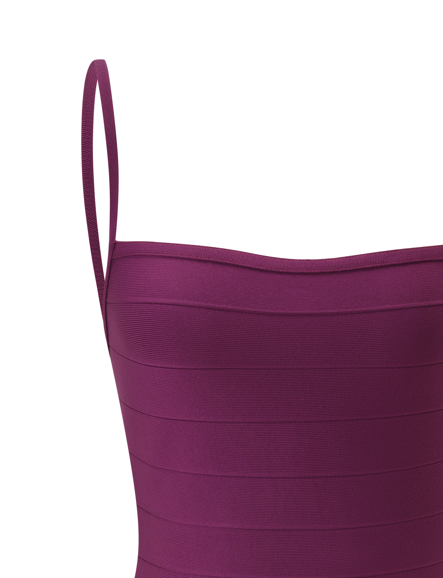 MIDORI BANDAGE MINI DRESS - PLUM - Image 9