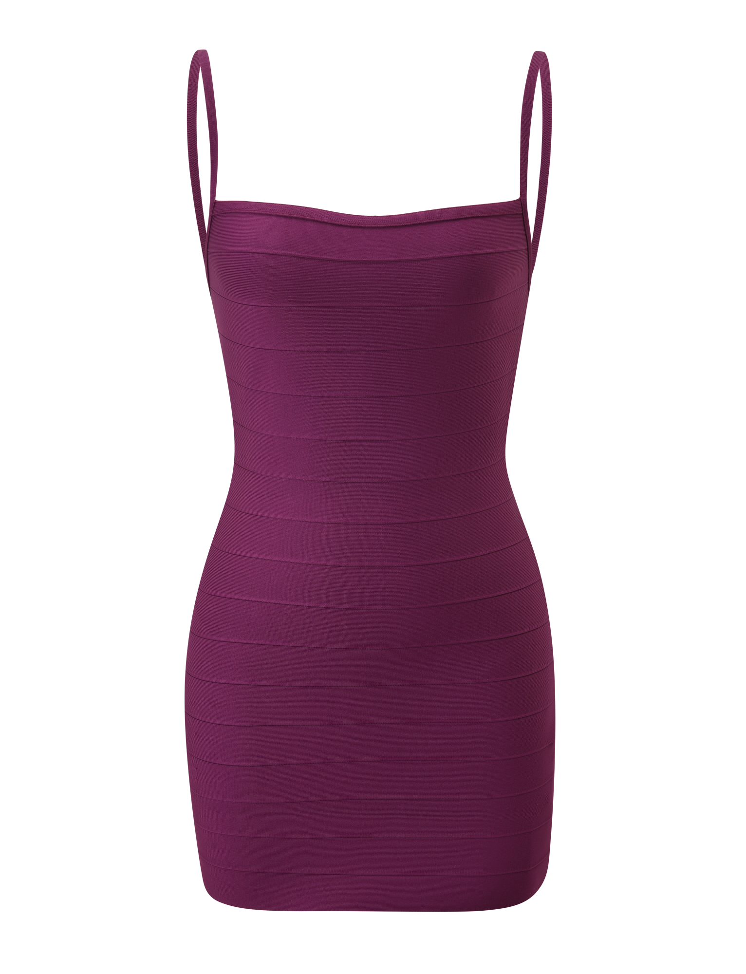 MIDORI BANDAGE MINI DRESS - PLUM - Image 7