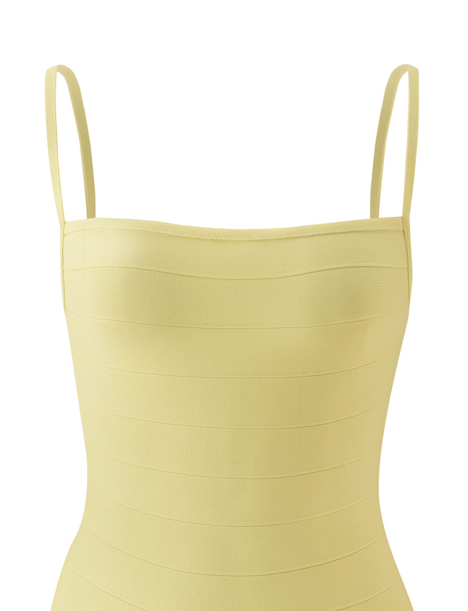 MIDORI BANDAGE MINI DRESS - YELLOW - Image 8